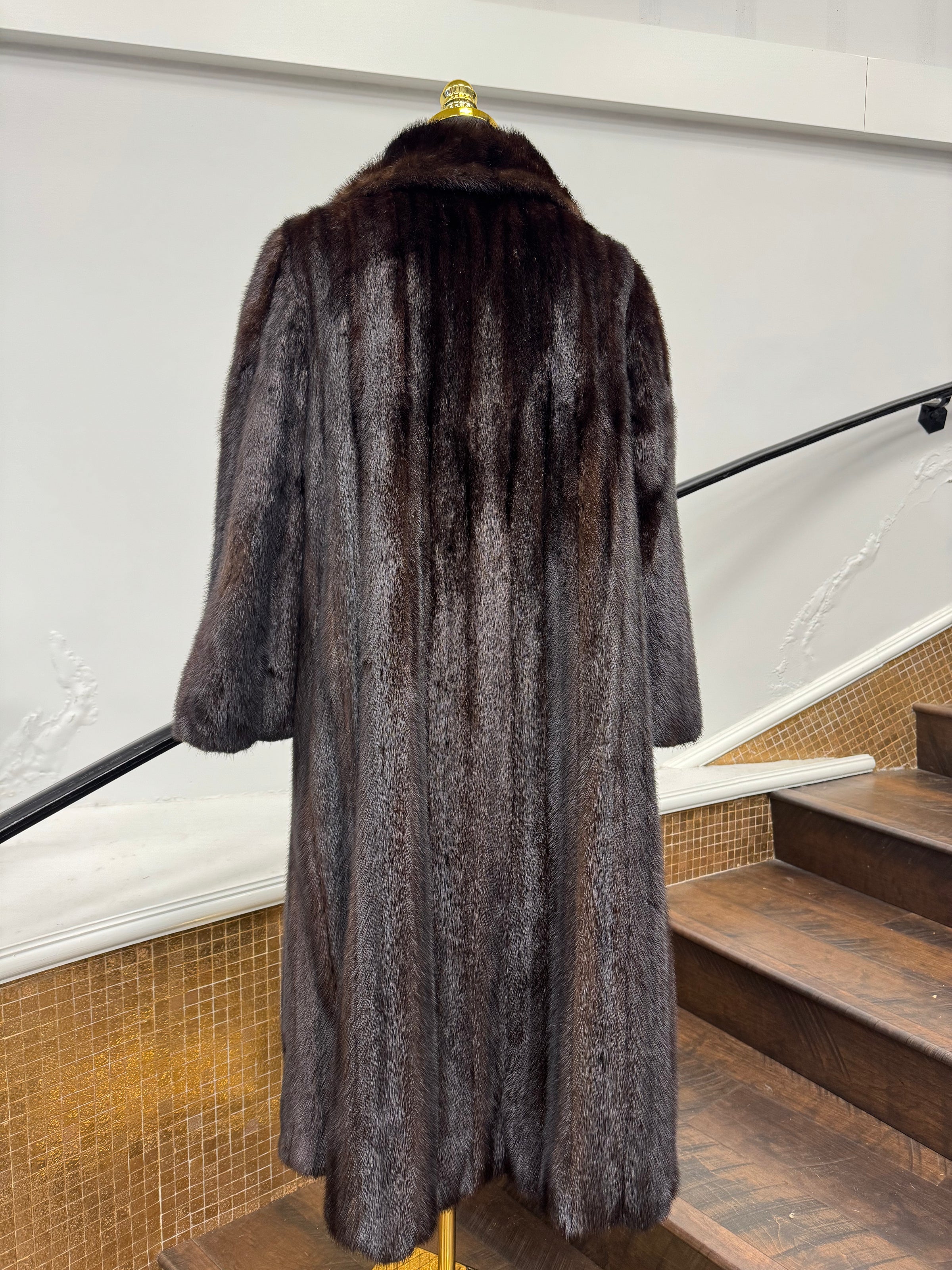 Vintage Mahogany Mink Coat