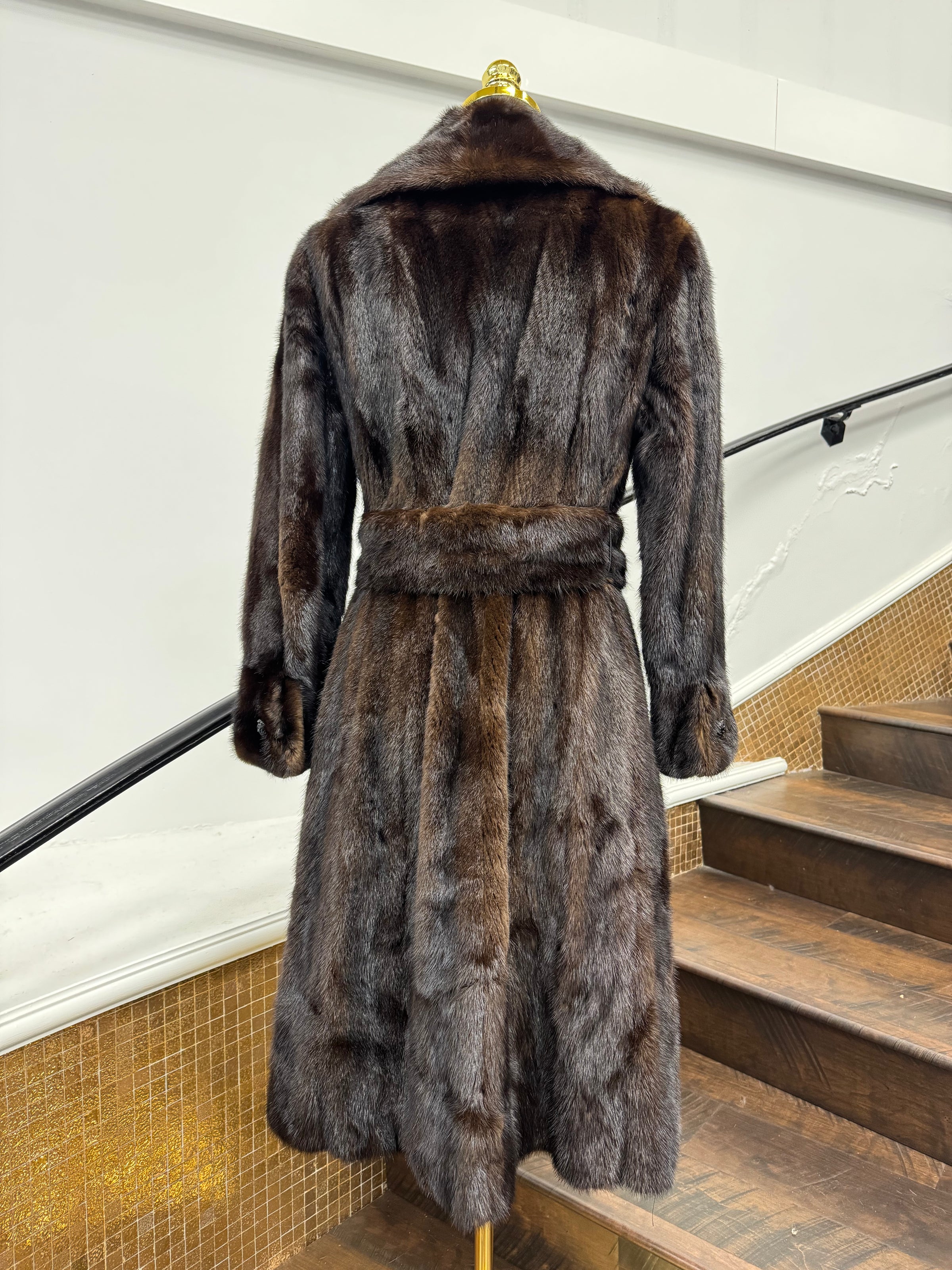 Vintage Mahogany Mink Coat