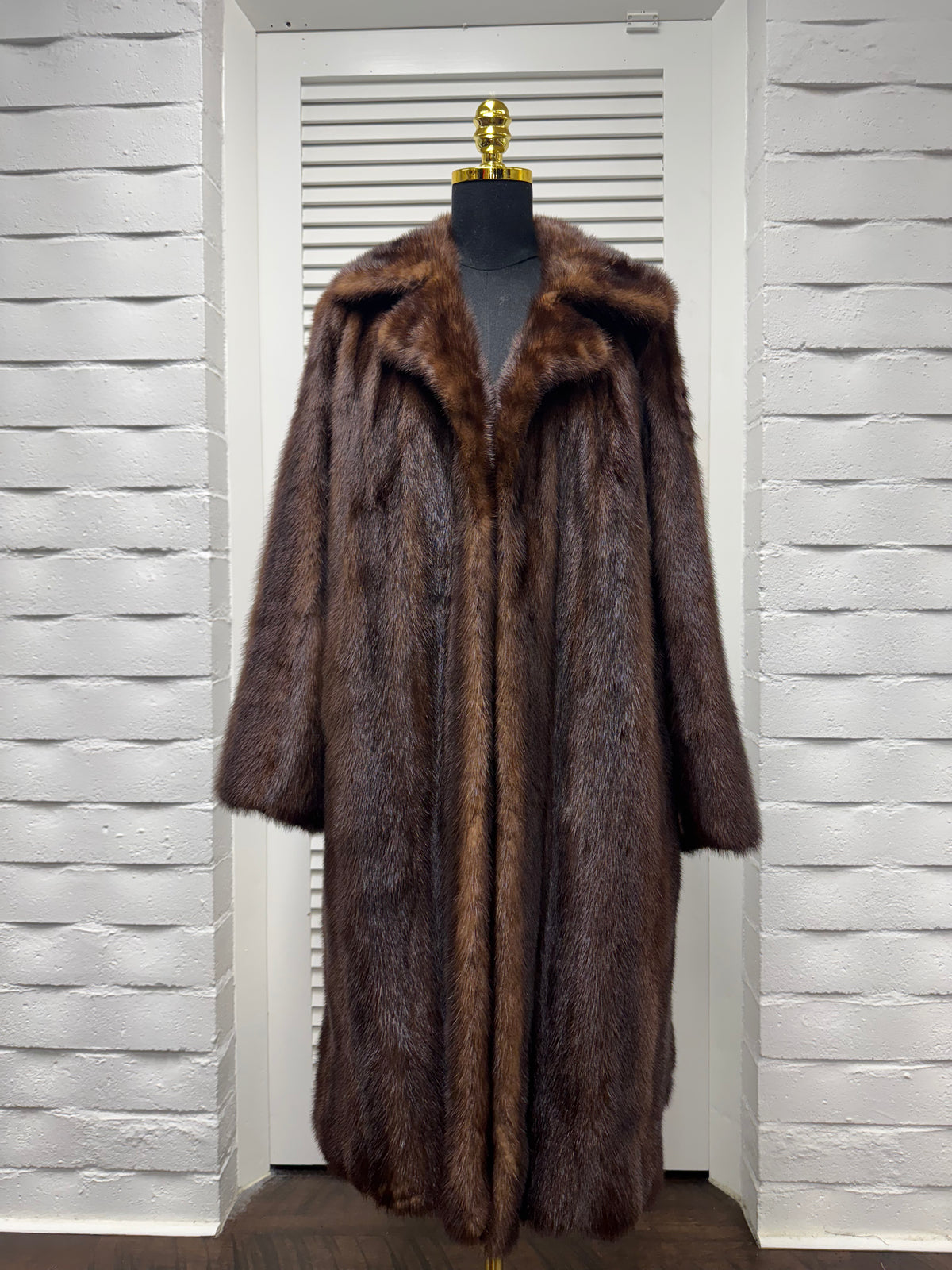 Vintage Mahogany Mink Coat