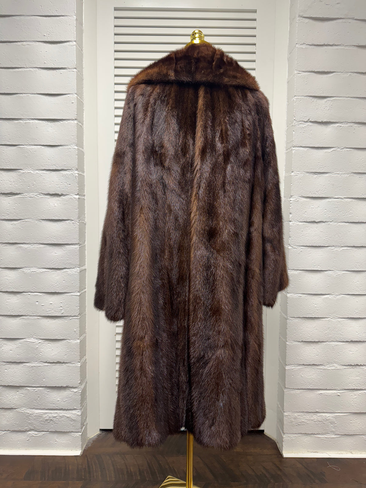 Vintage Mahogany Mink Coat