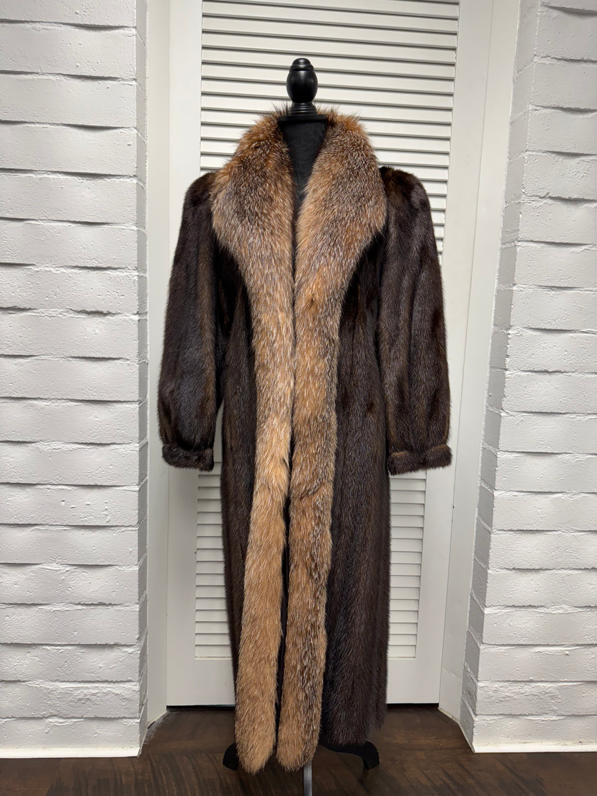 Vintage Mahogany Mink Coat