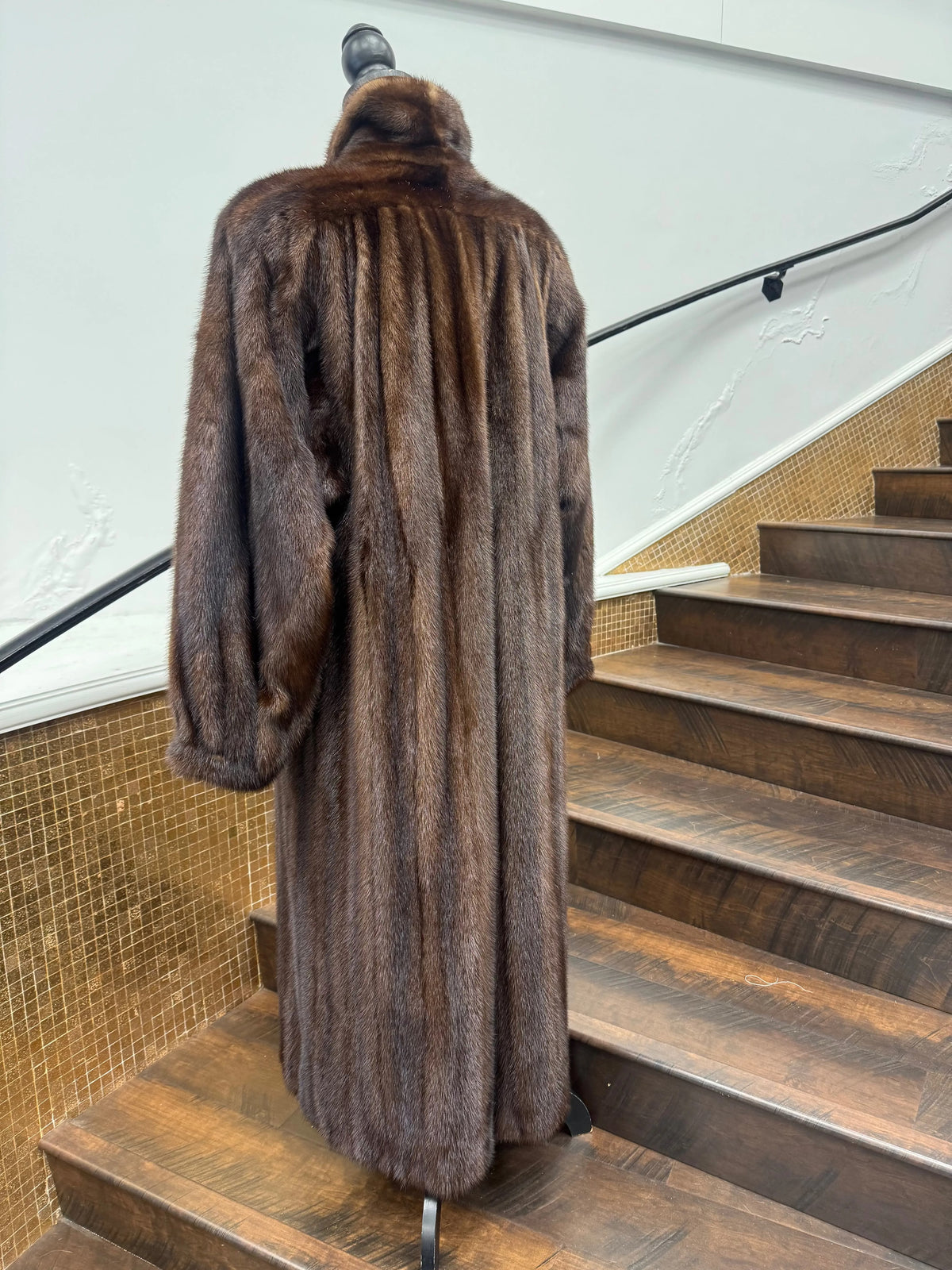 Vintage Mahogany Mink Coat