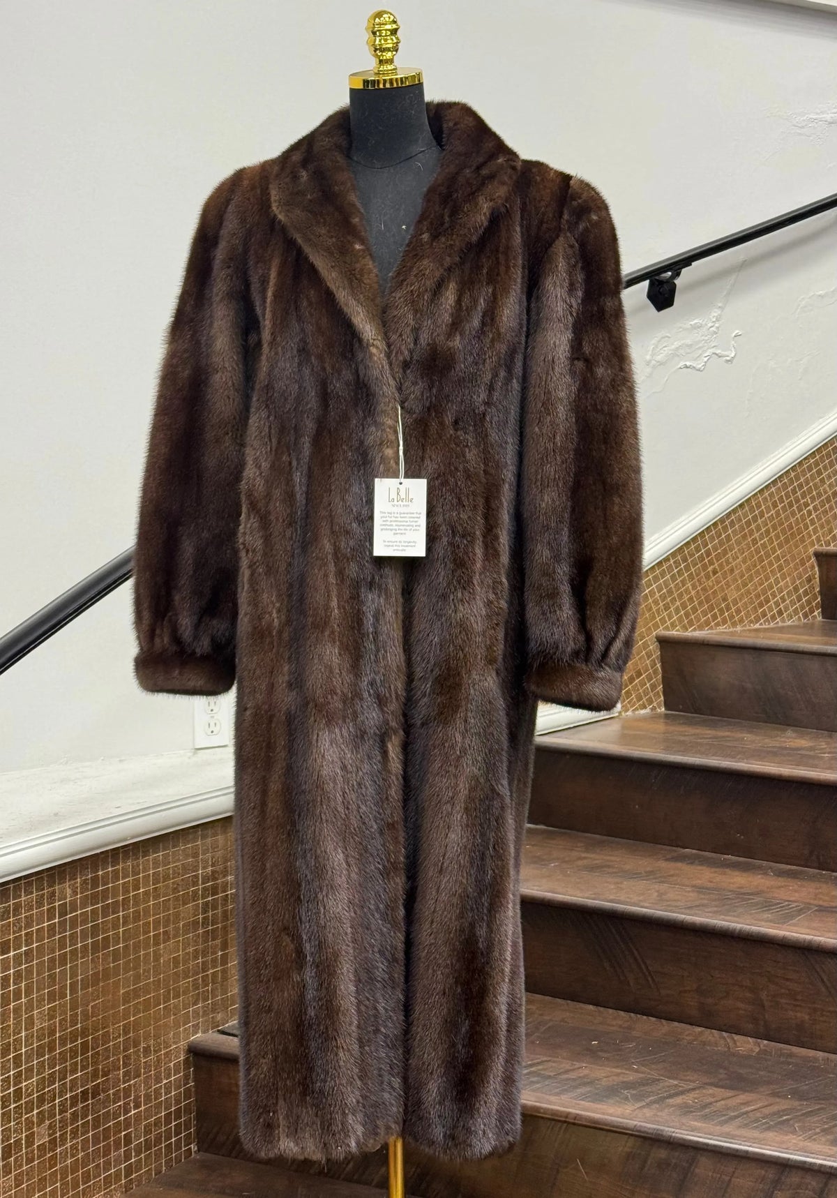 Vintage Mahogany Mink Coat