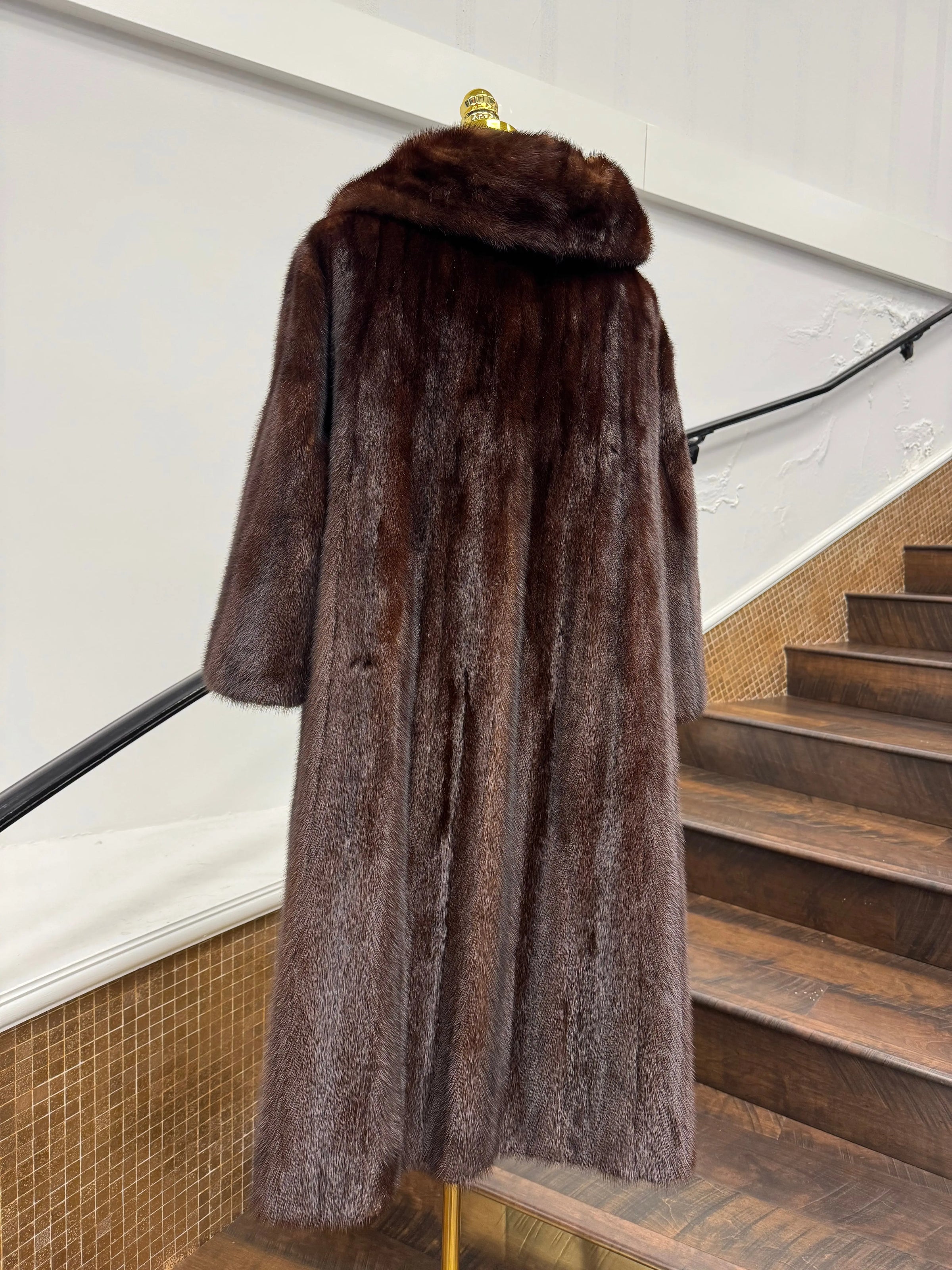 LaBelle Since 1919 Vintage Mahogany Mink Coat