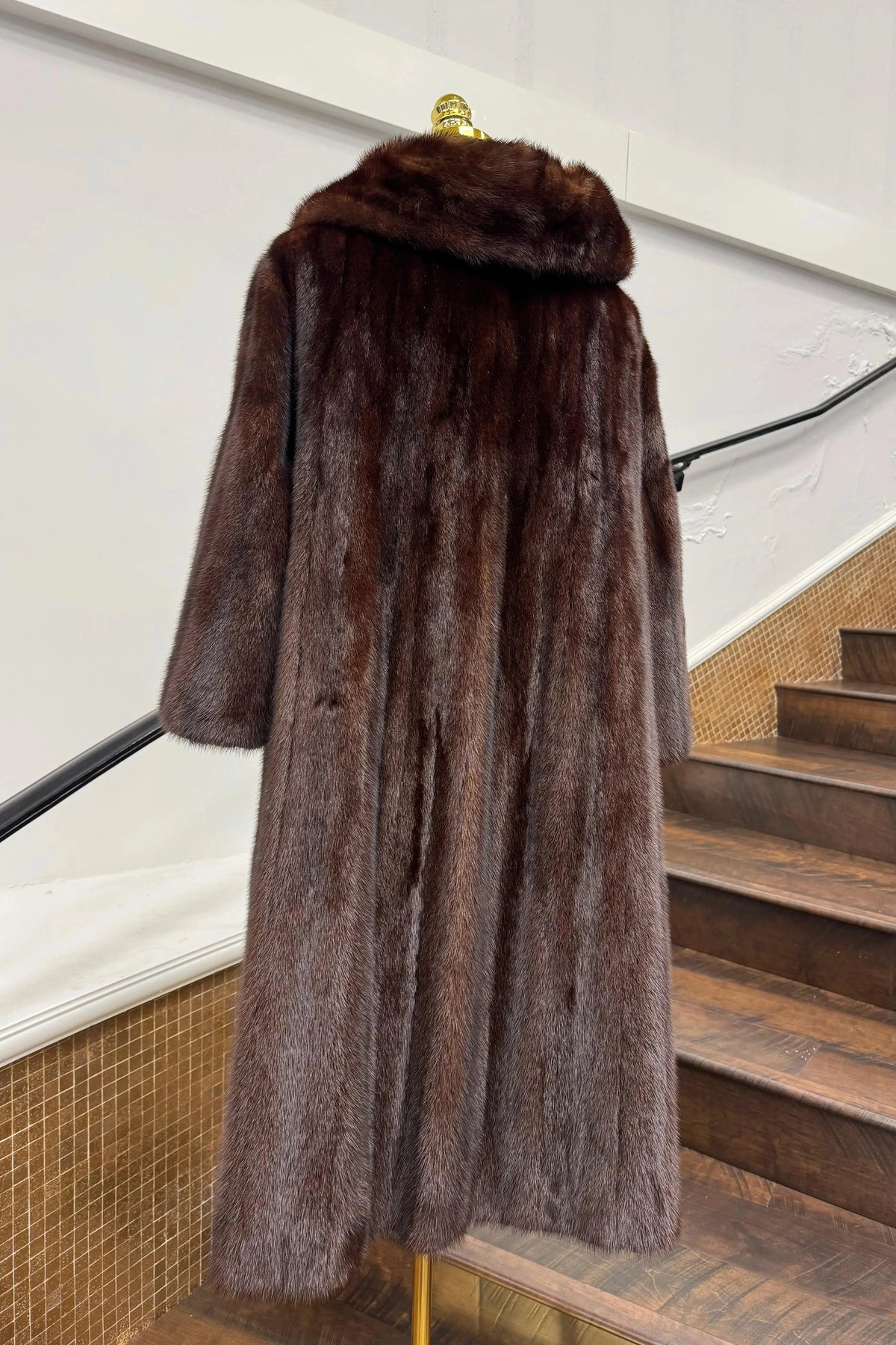 Vintage Mahogany Mink Coat