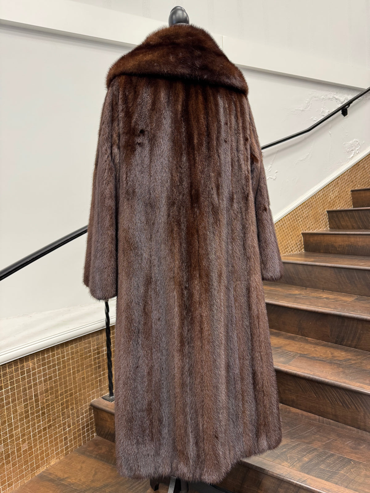Vintage Mahogany Mink Coat