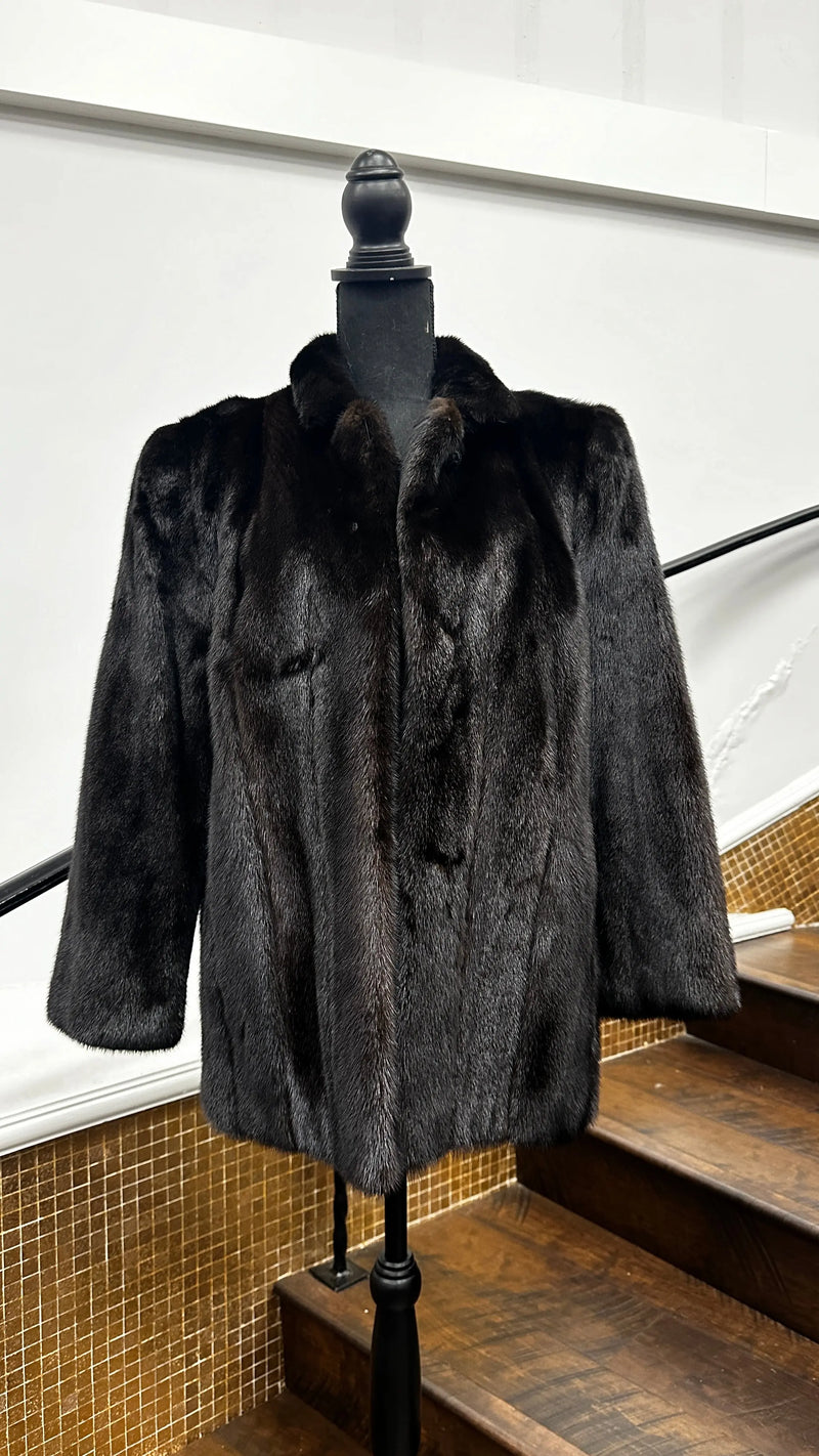 Vintage Mahogany Mink Jacket