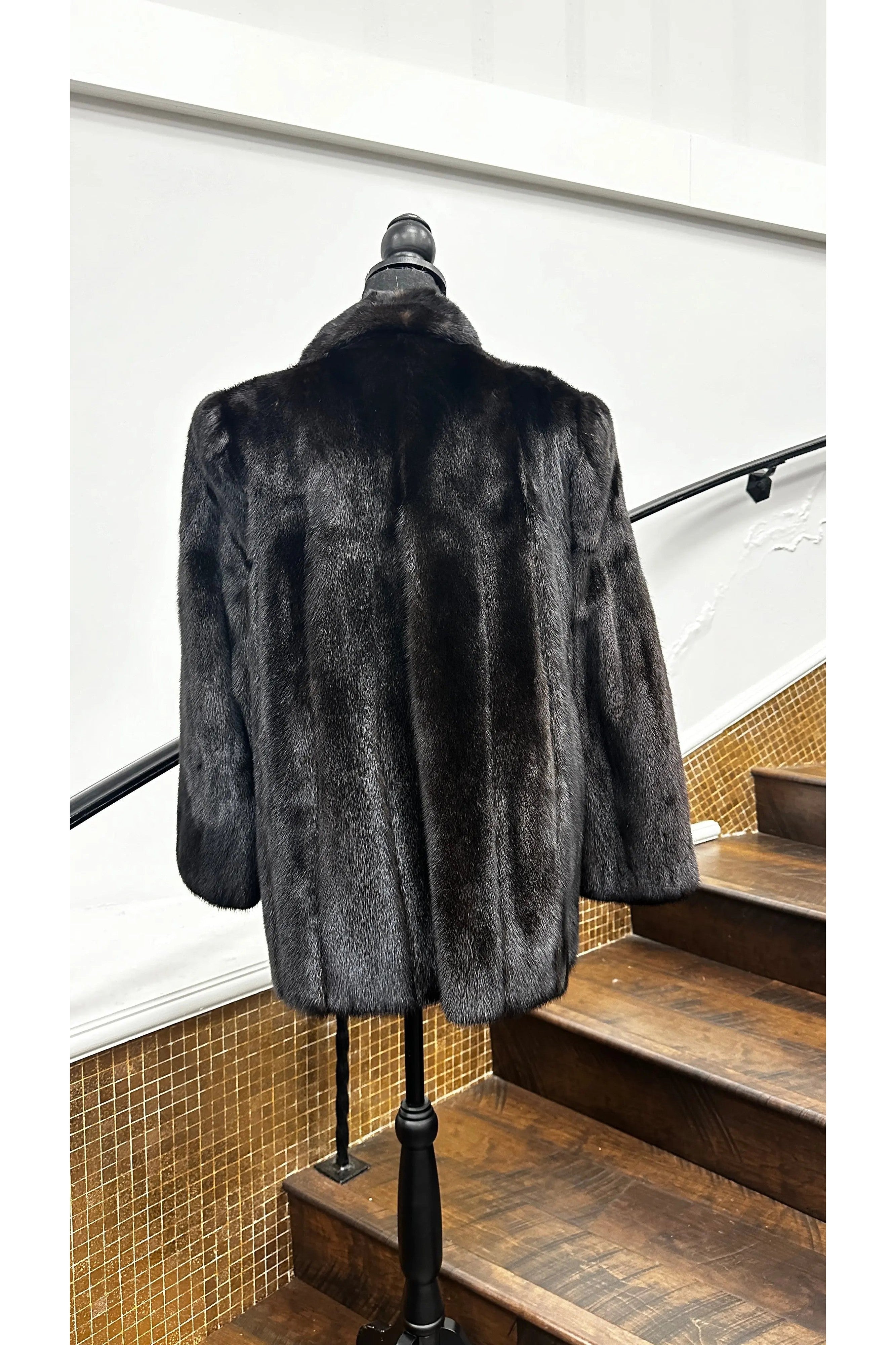 【2plan】Mink reversible crop antique jacket 2plan】Mink reversible crop antique jacket Men's Ranch Full