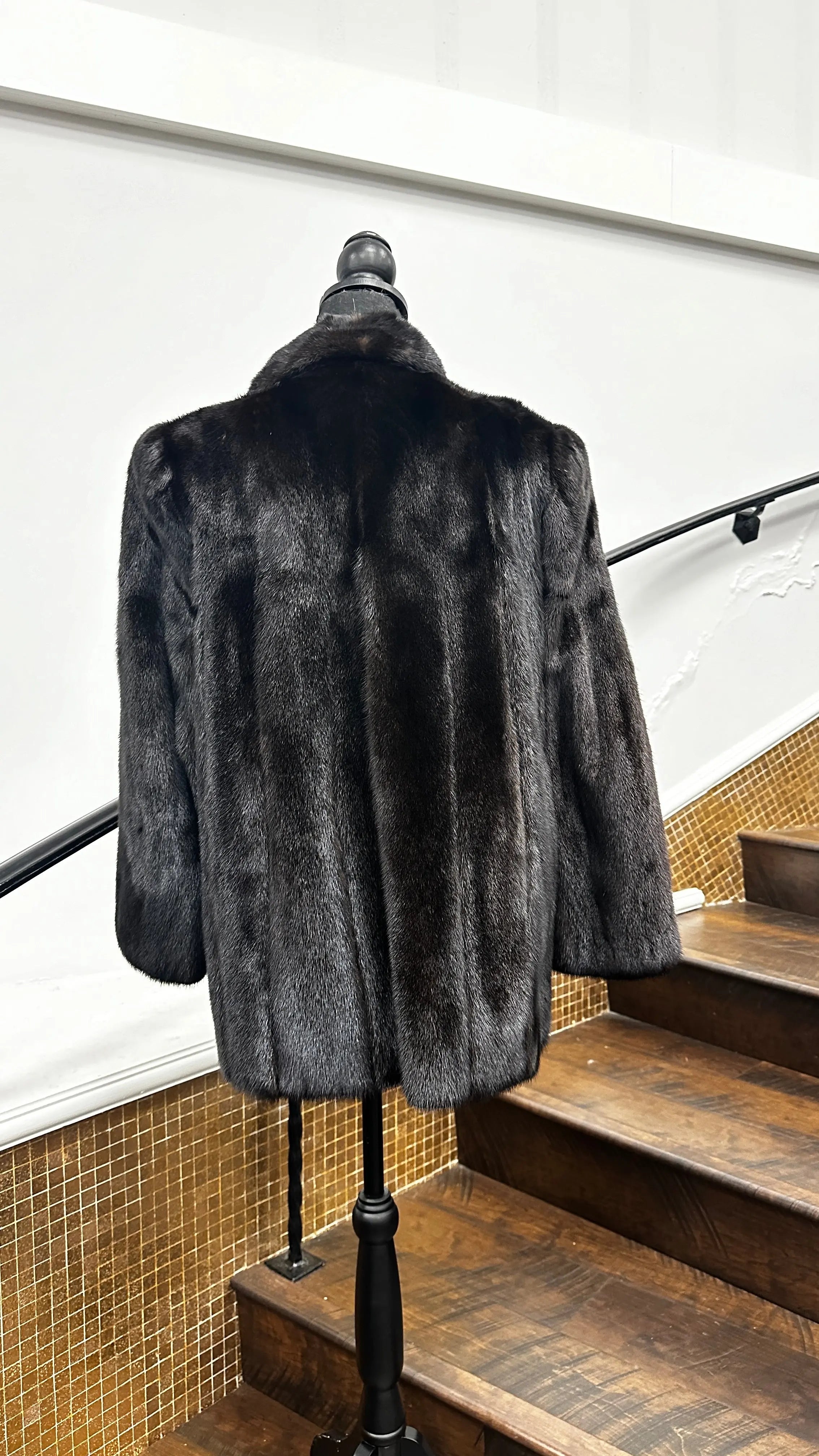 Vintage Mahogany Mink Jacket