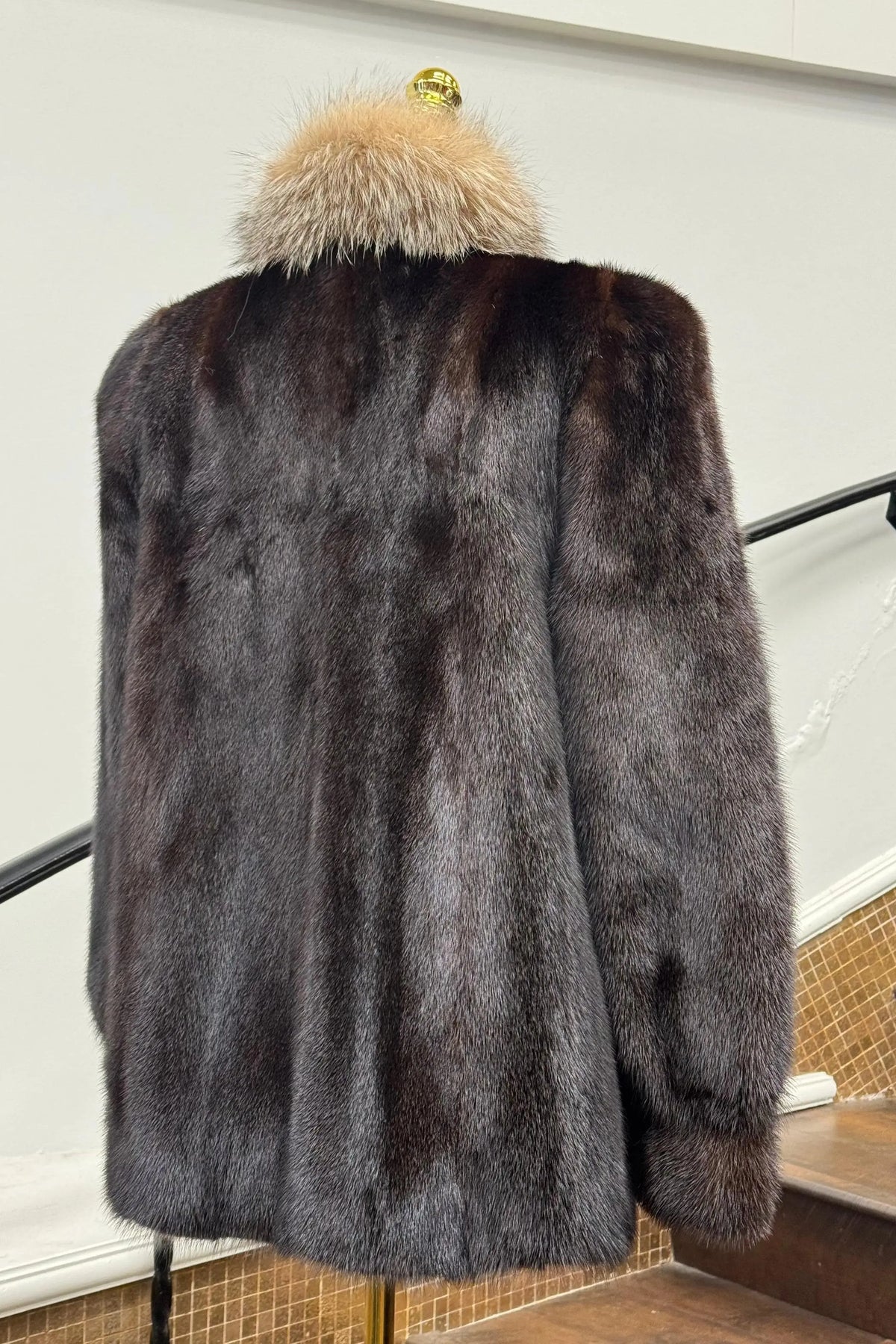 Vintage Mahogany Mink Jacket