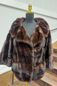 Vintage Mahogany Mink Jacket