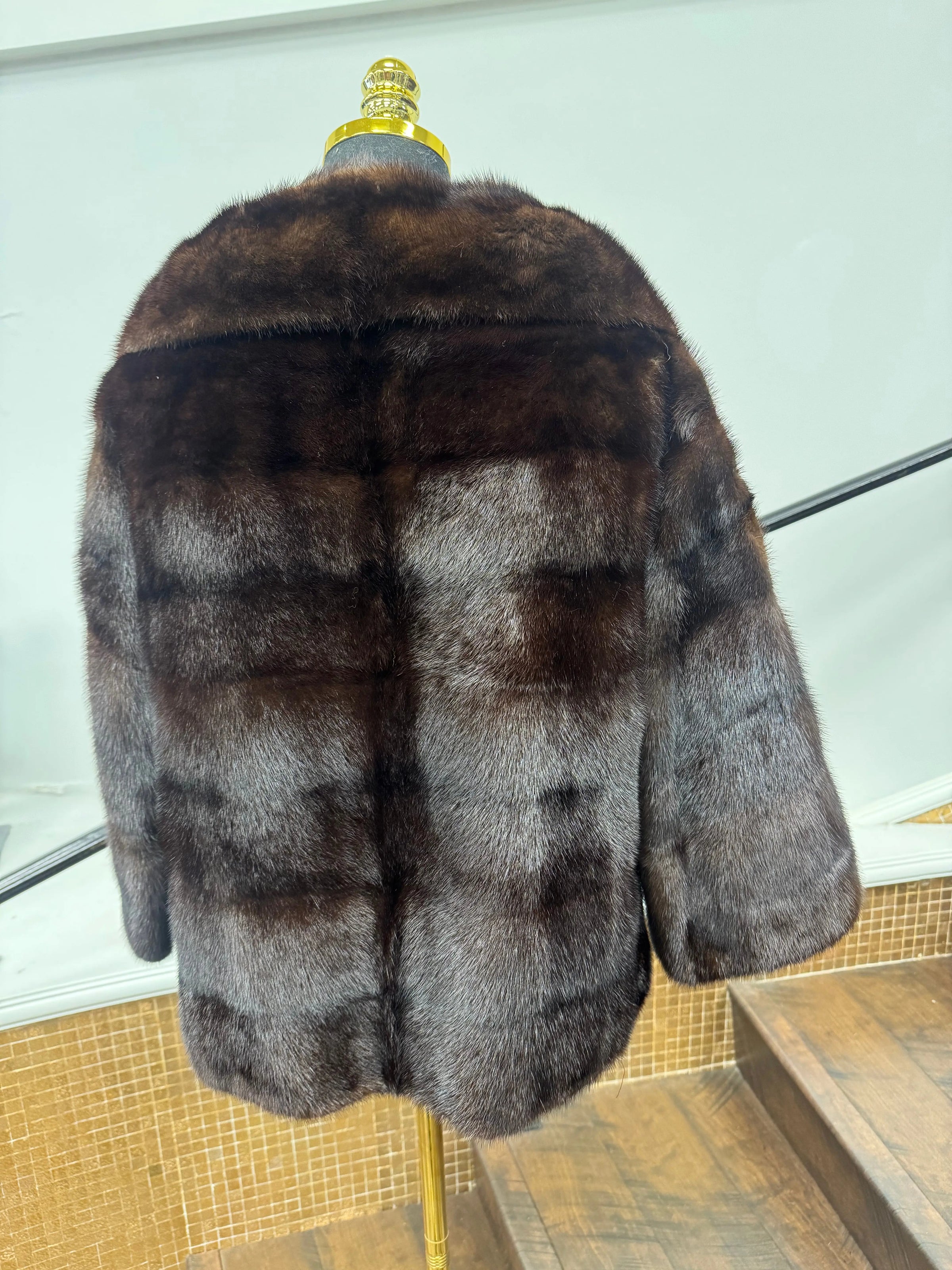 Vintage Mahogany Mink Jacket