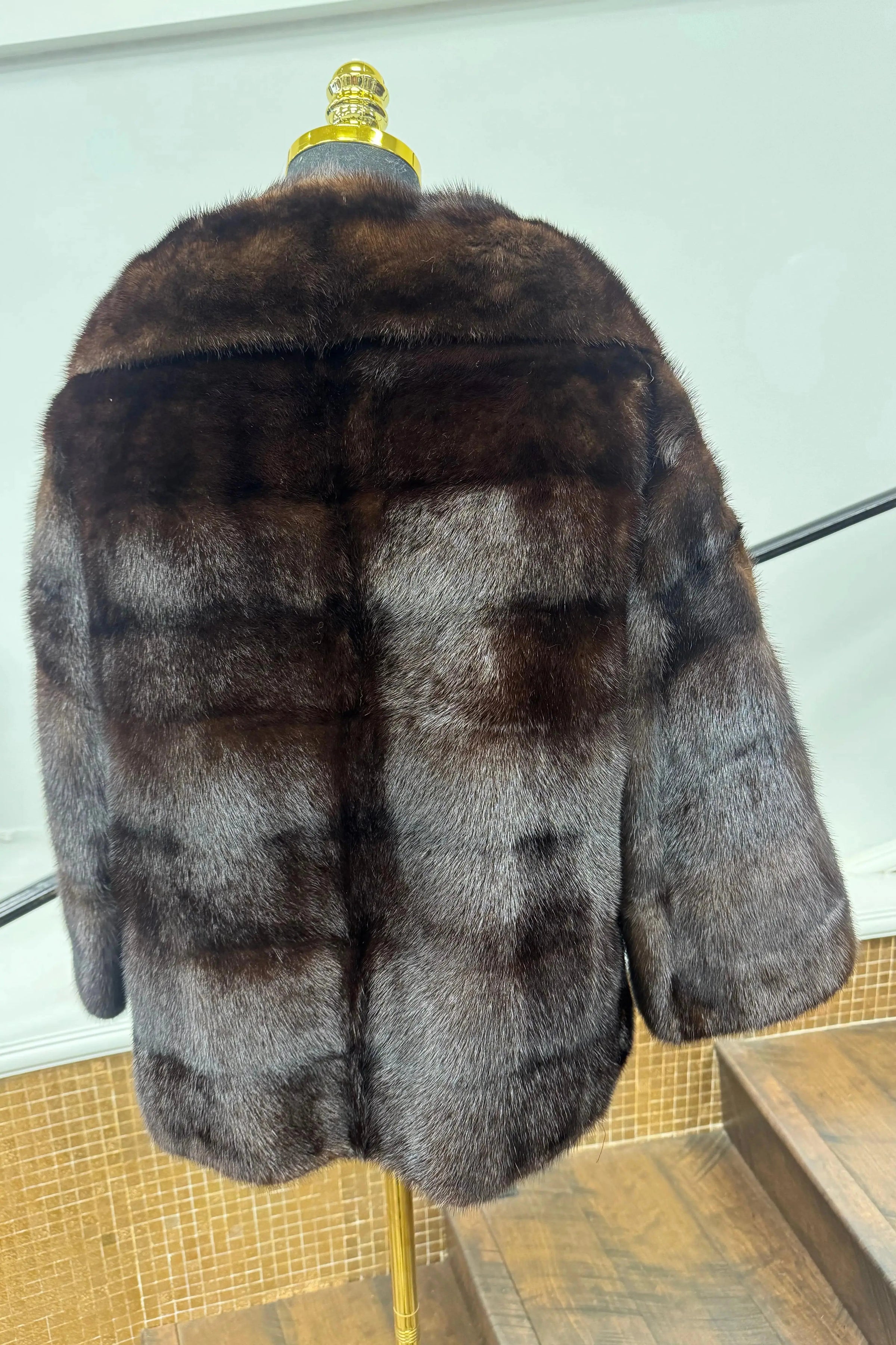 Vintage Mahogany Mink Jacket