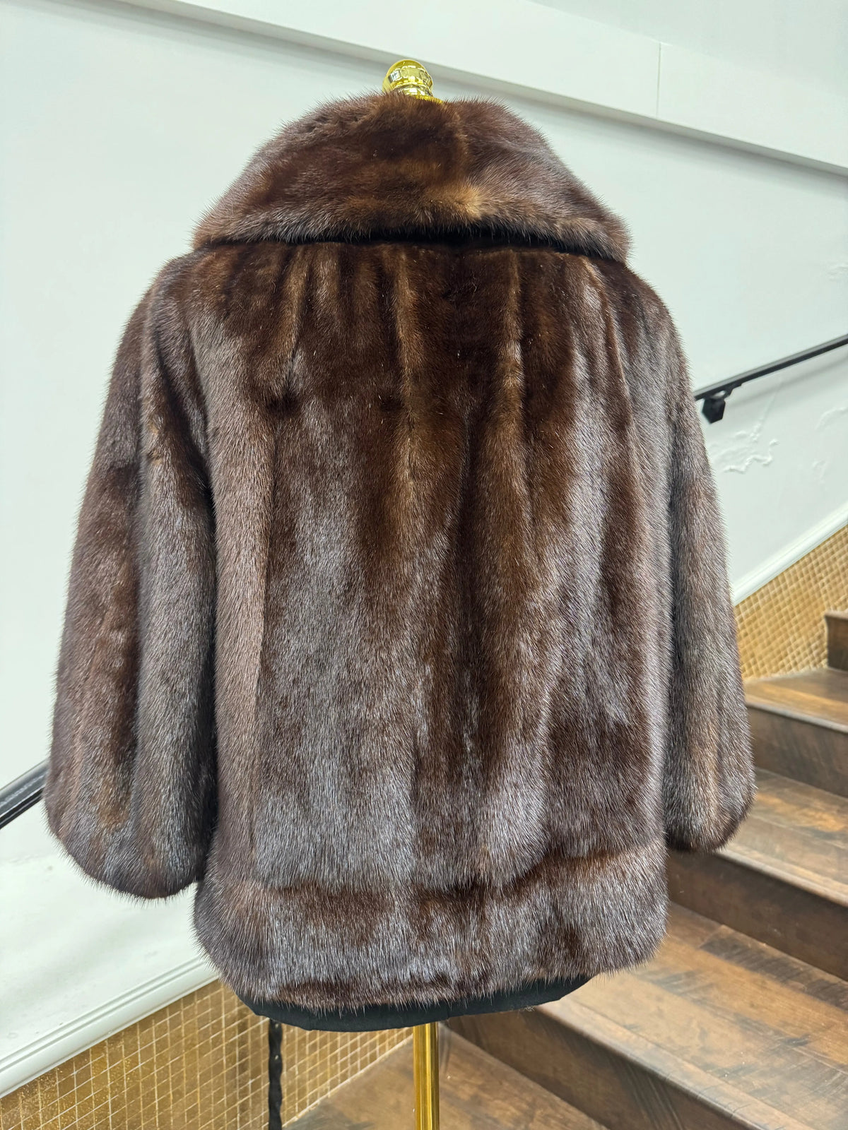 Vintage Mahogany Mink Jacket