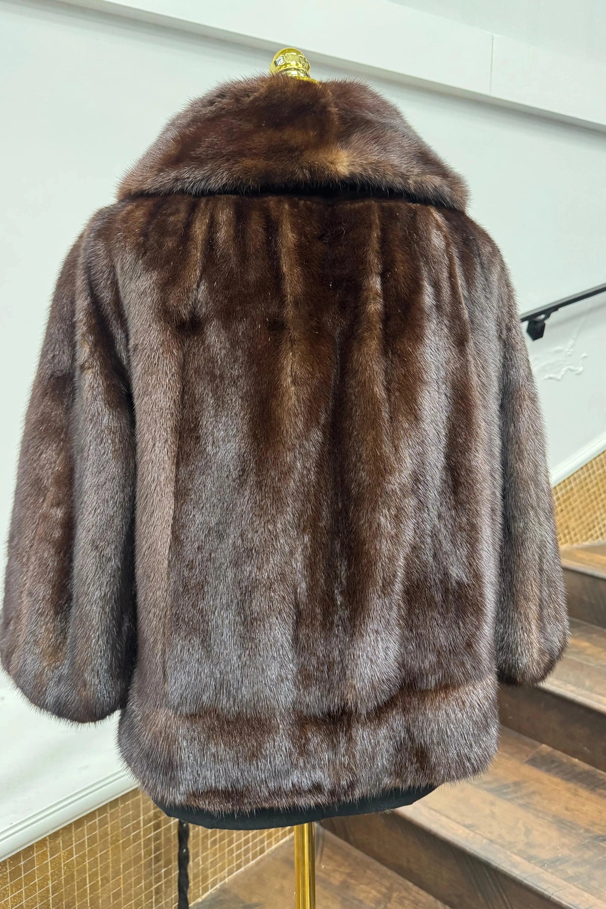 Vintage Mahogany Mink Jacket