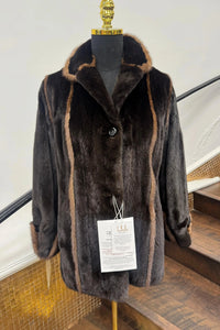 Vintage Mahogany Mink Jacket