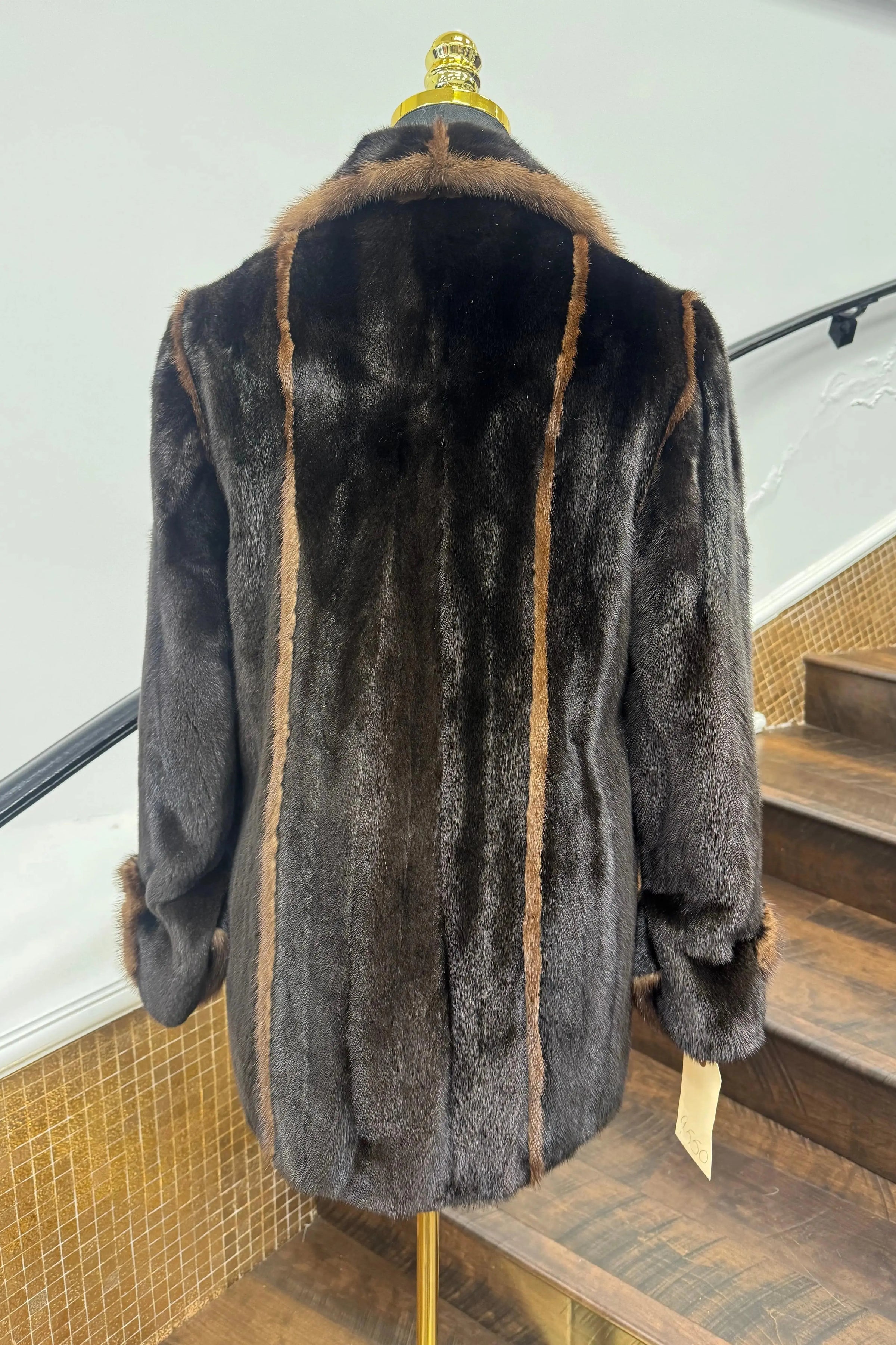 Vintage Mahogany Mink Jacket