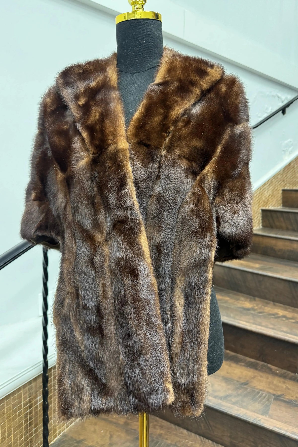 Vintage Mahogany Mink Stole
