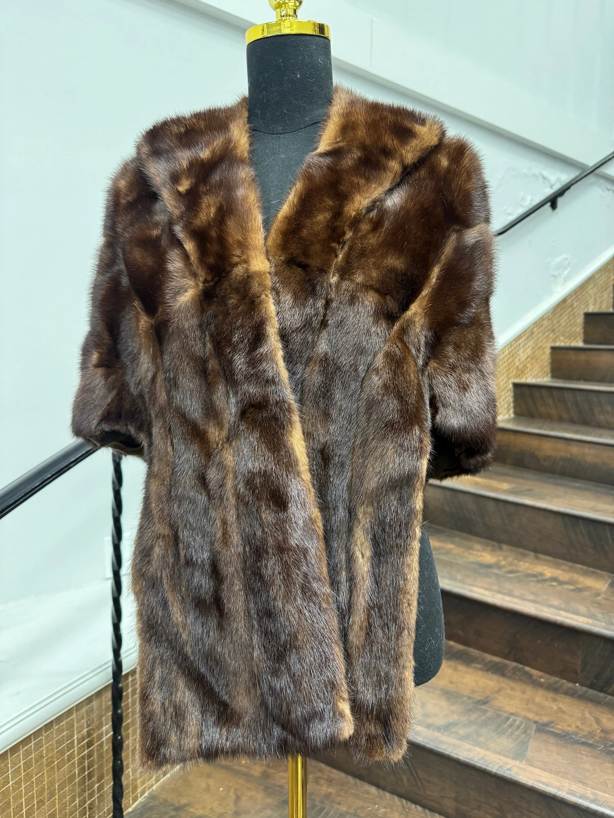 Vintage Mahogany Mink Stole