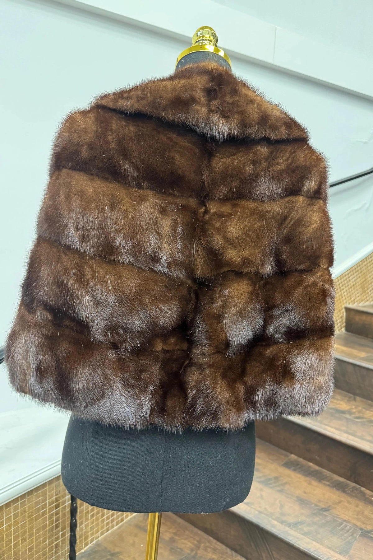 Vintage Mahogany Mink Stole
