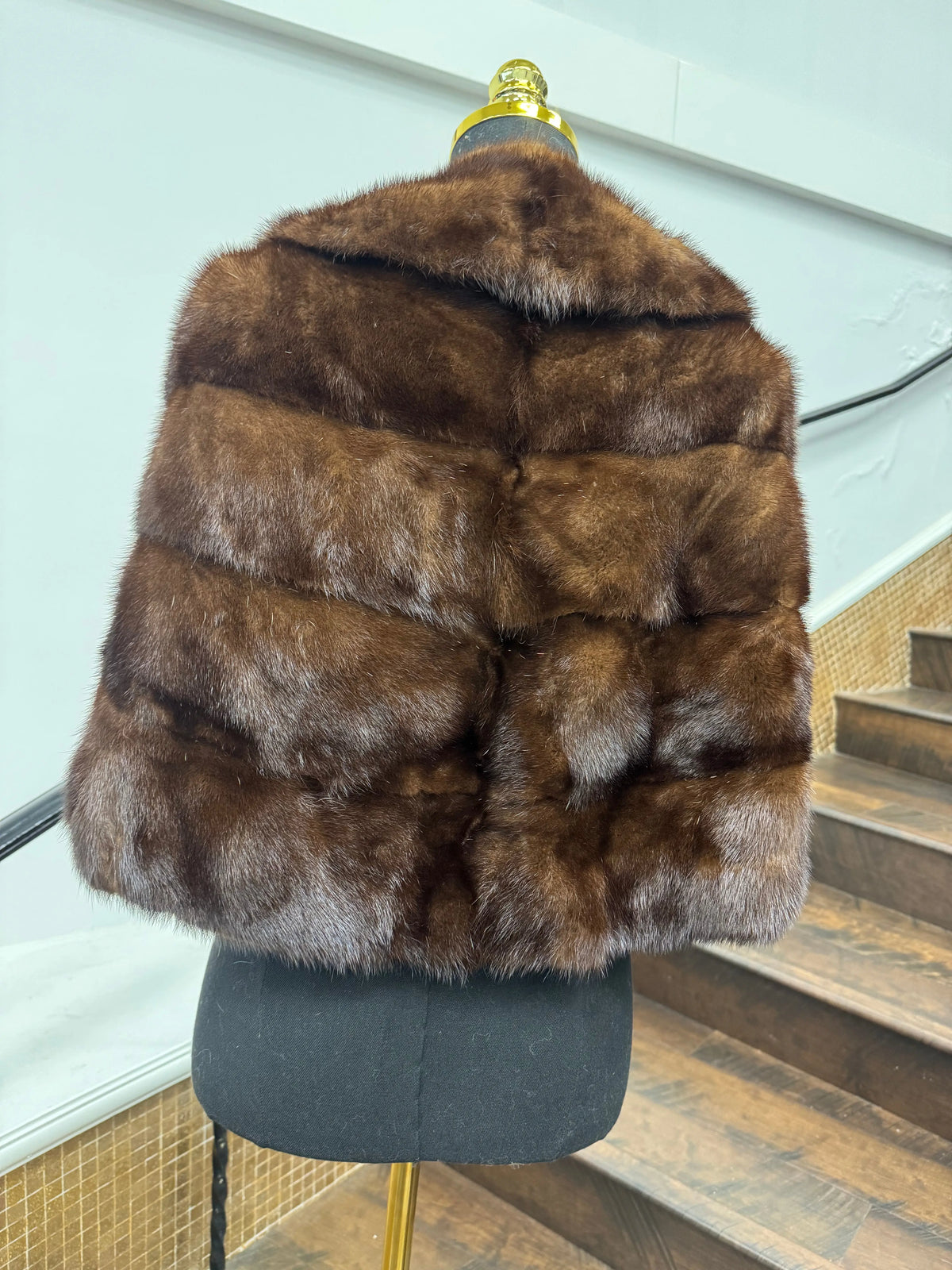 Vintage Mahogany Mink Stole