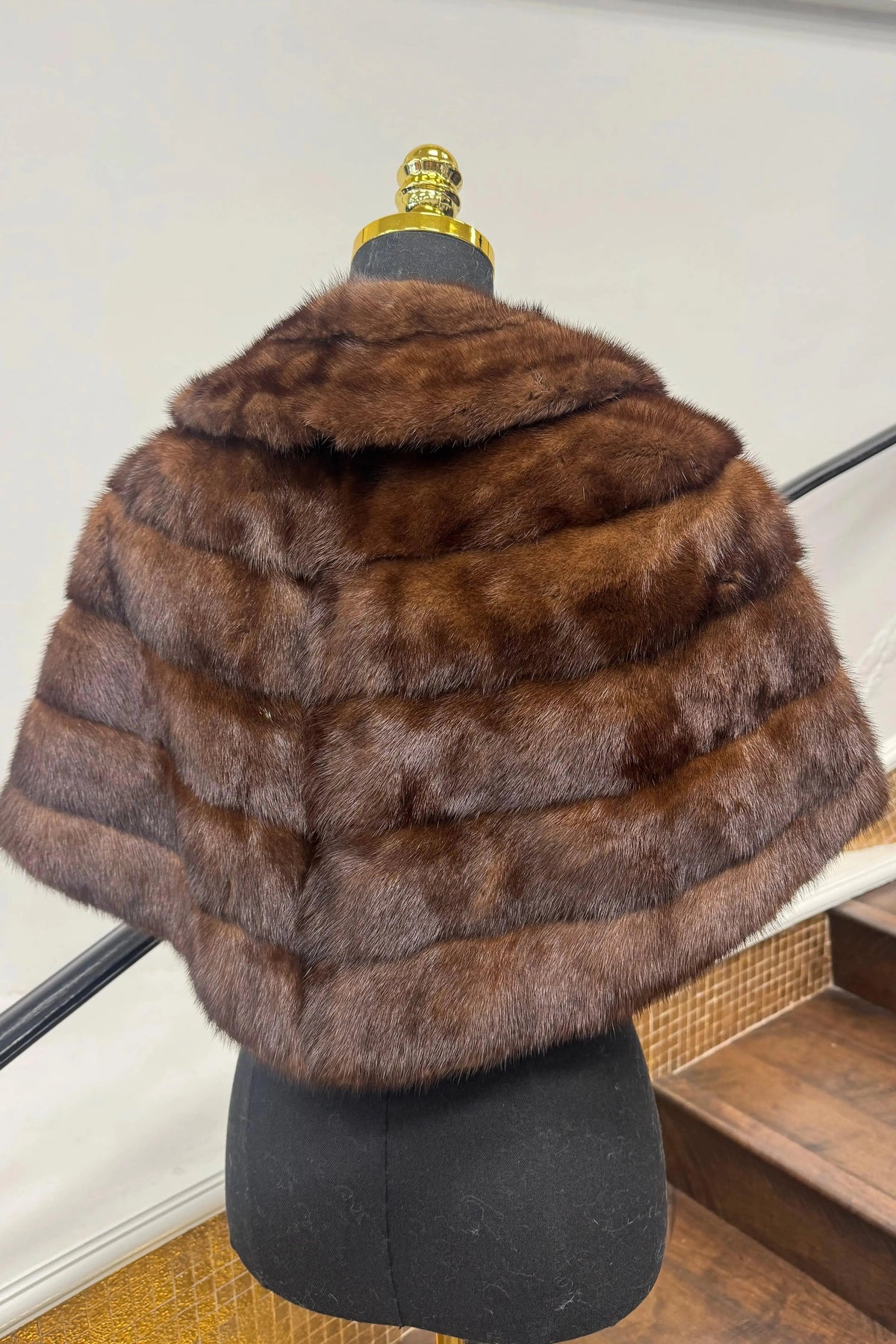 Vintage Mahogany Mink Stole