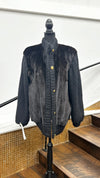 Vintage Mahogany Mink Sweater Jacket