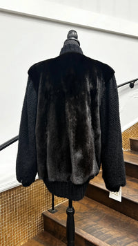 Vintage Mahogany Mink Sweater Jacket