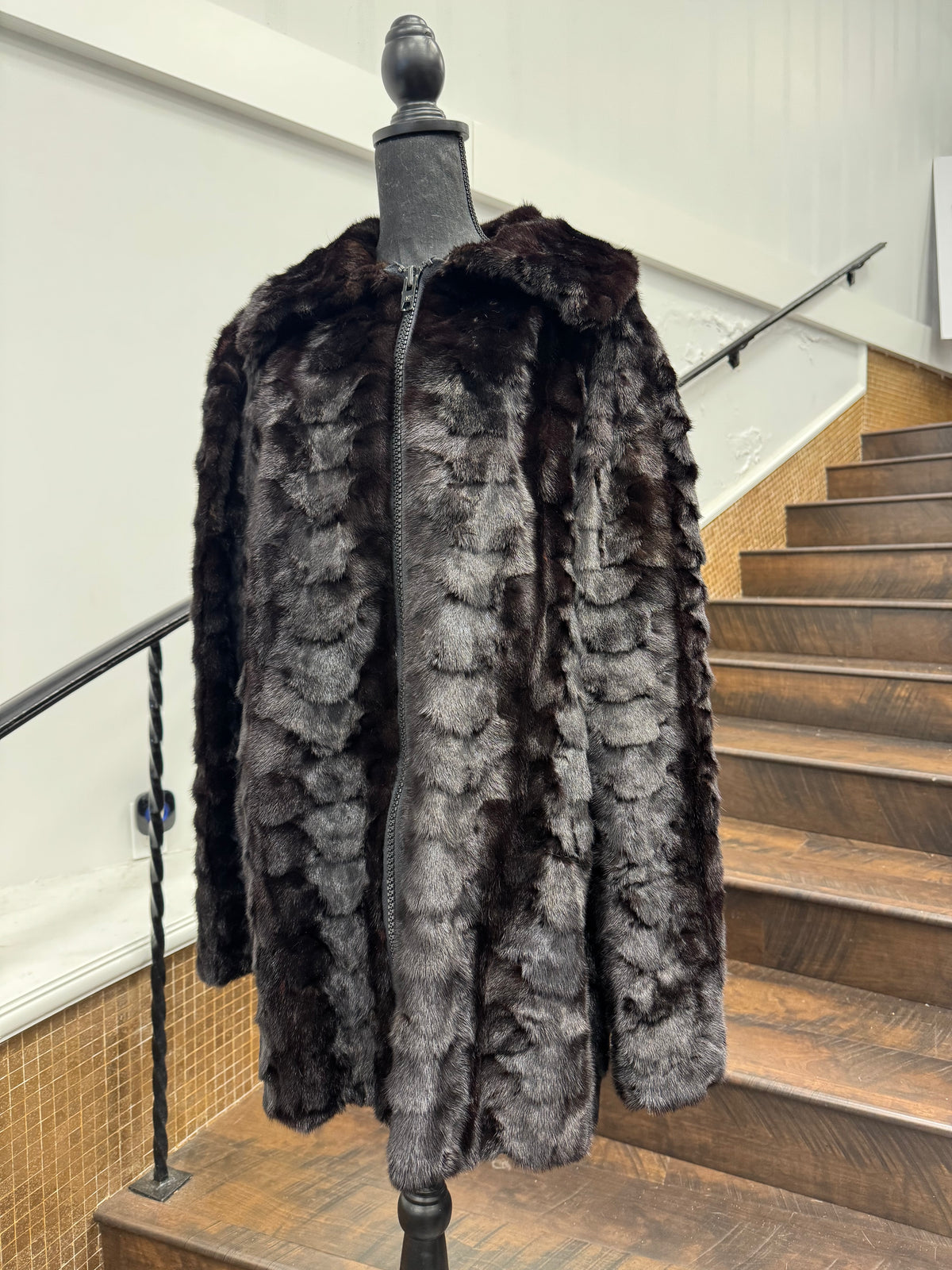 Vintage Men Ranch Mink Jacket
