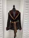 Vintage Sheared Mahogany Mink Jacket