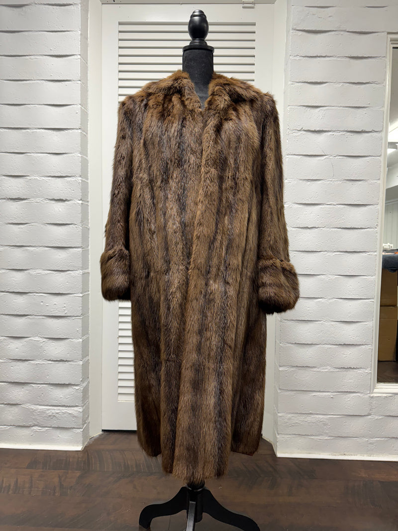 Vintage Muskrat Coat