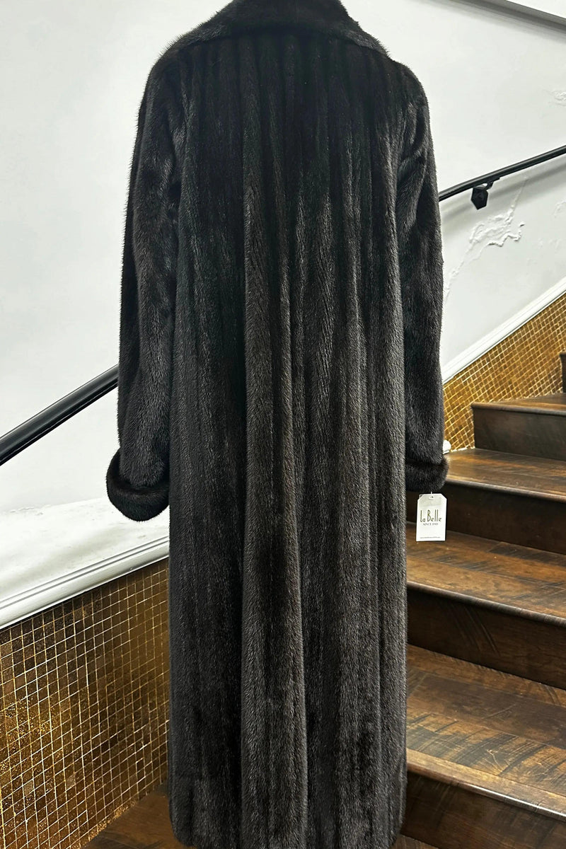 Vintage Natural Blackmist Mink Coat