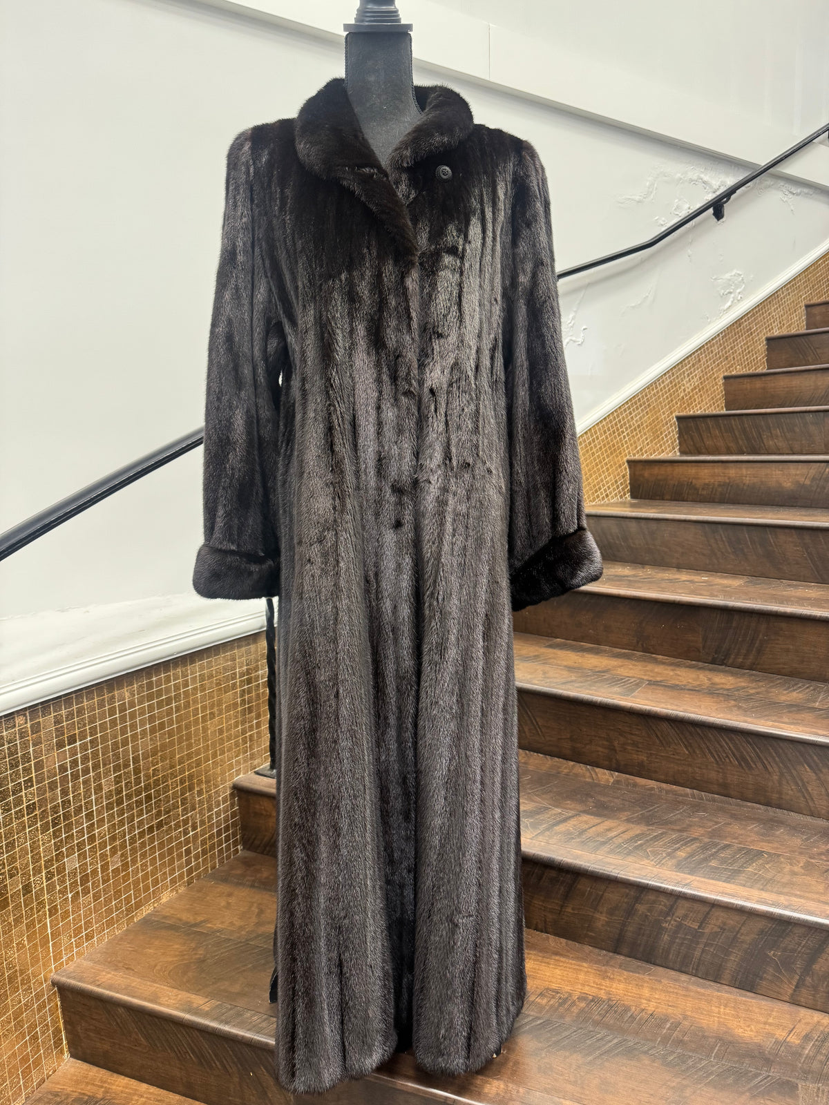 Vintage Natural Ranch Mink Coat