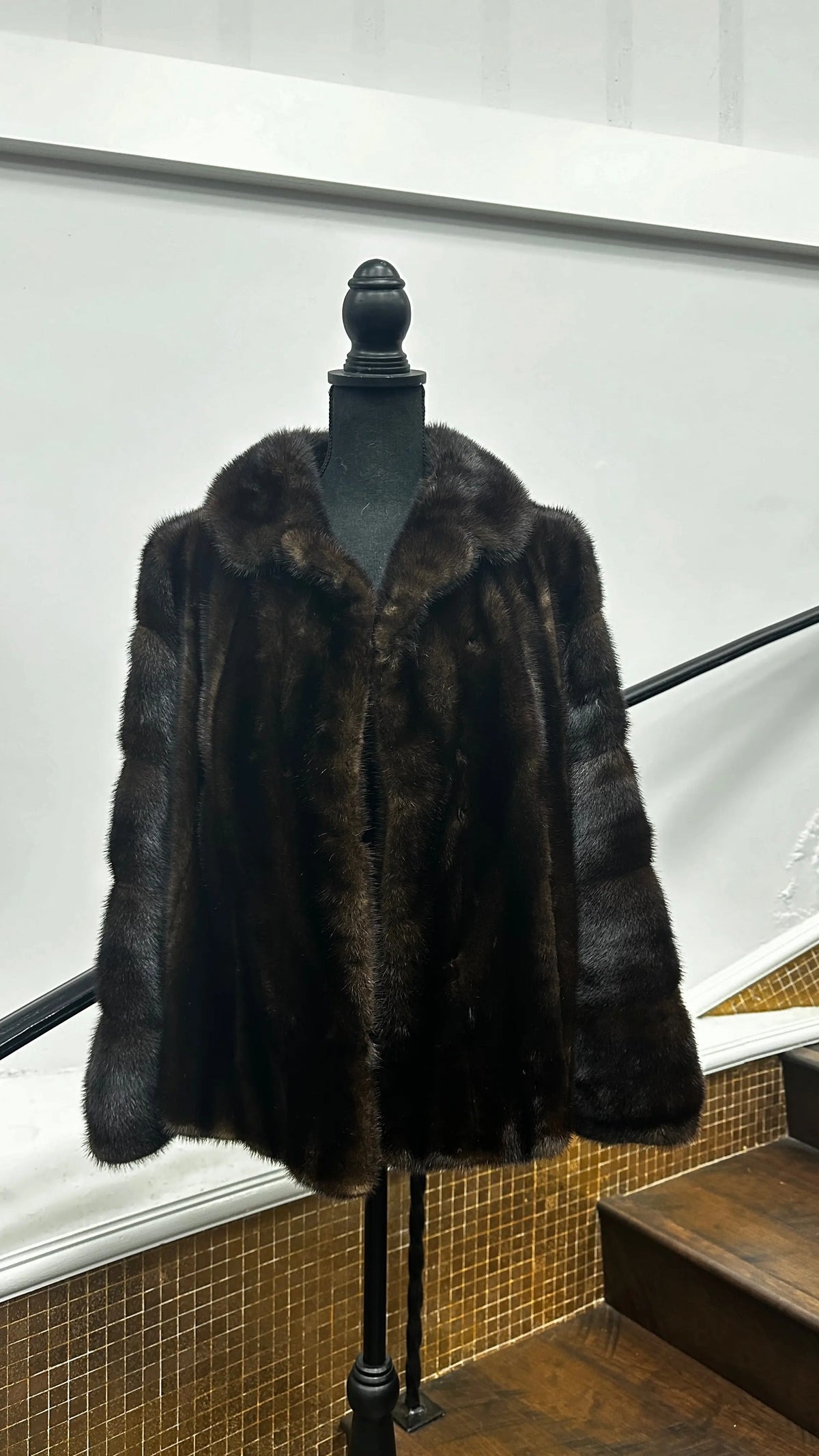 LaBelle Since 1919 Vintage Oxi Ranch Mink Jacket