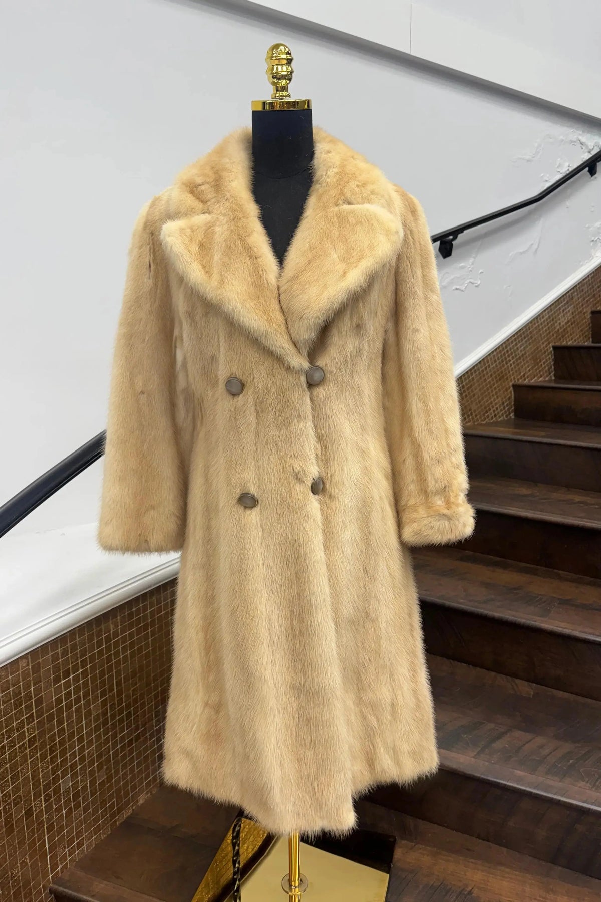 Vintage Oxi Tourmaline 3/4 Coat
