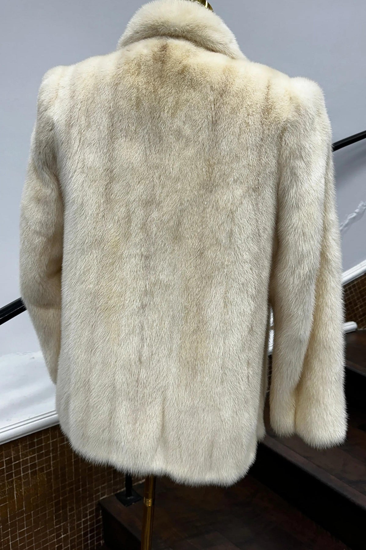 Vintage Oxi Tourmaline Mink Jacket