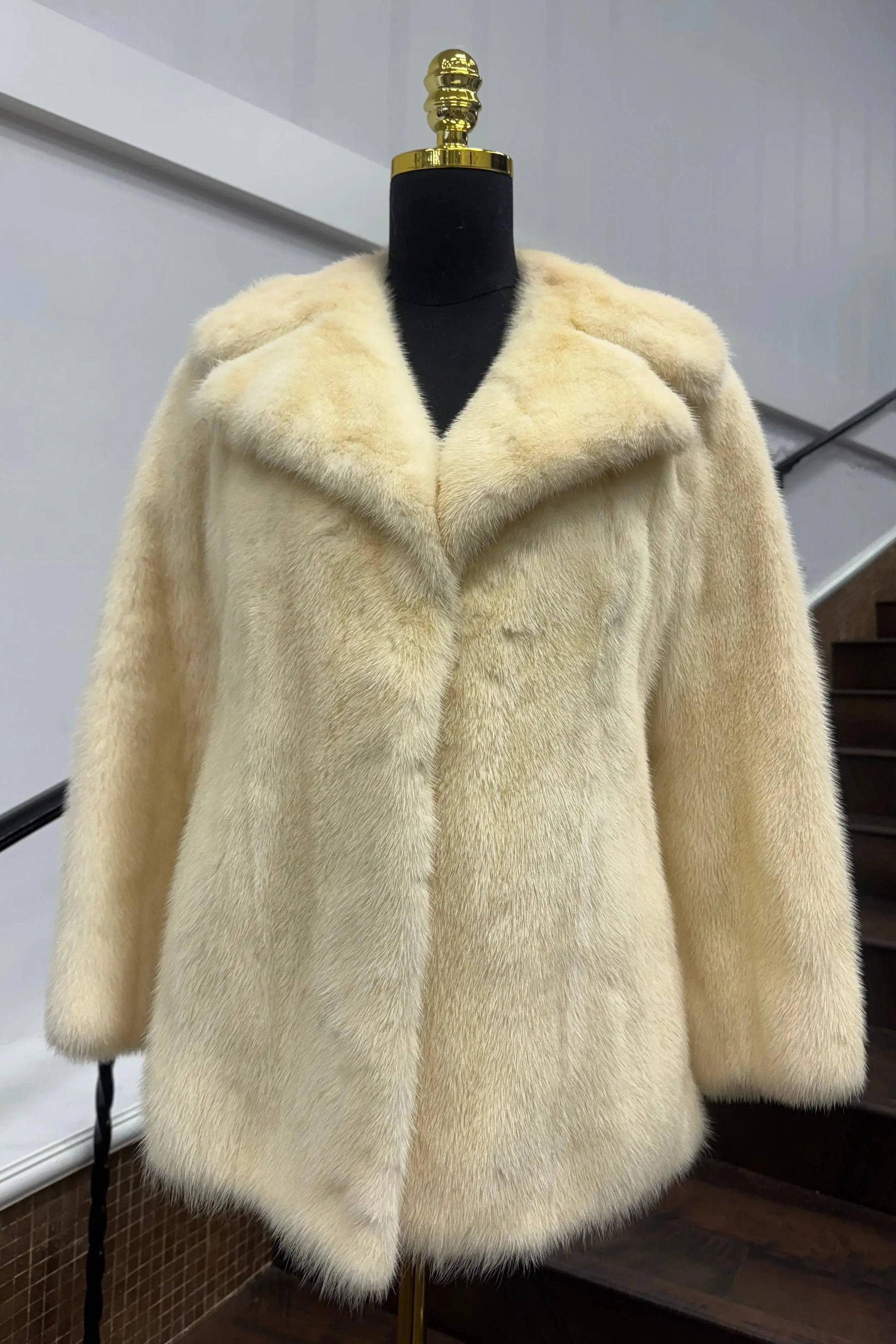 Vintage Oxidized Mink Jacket
