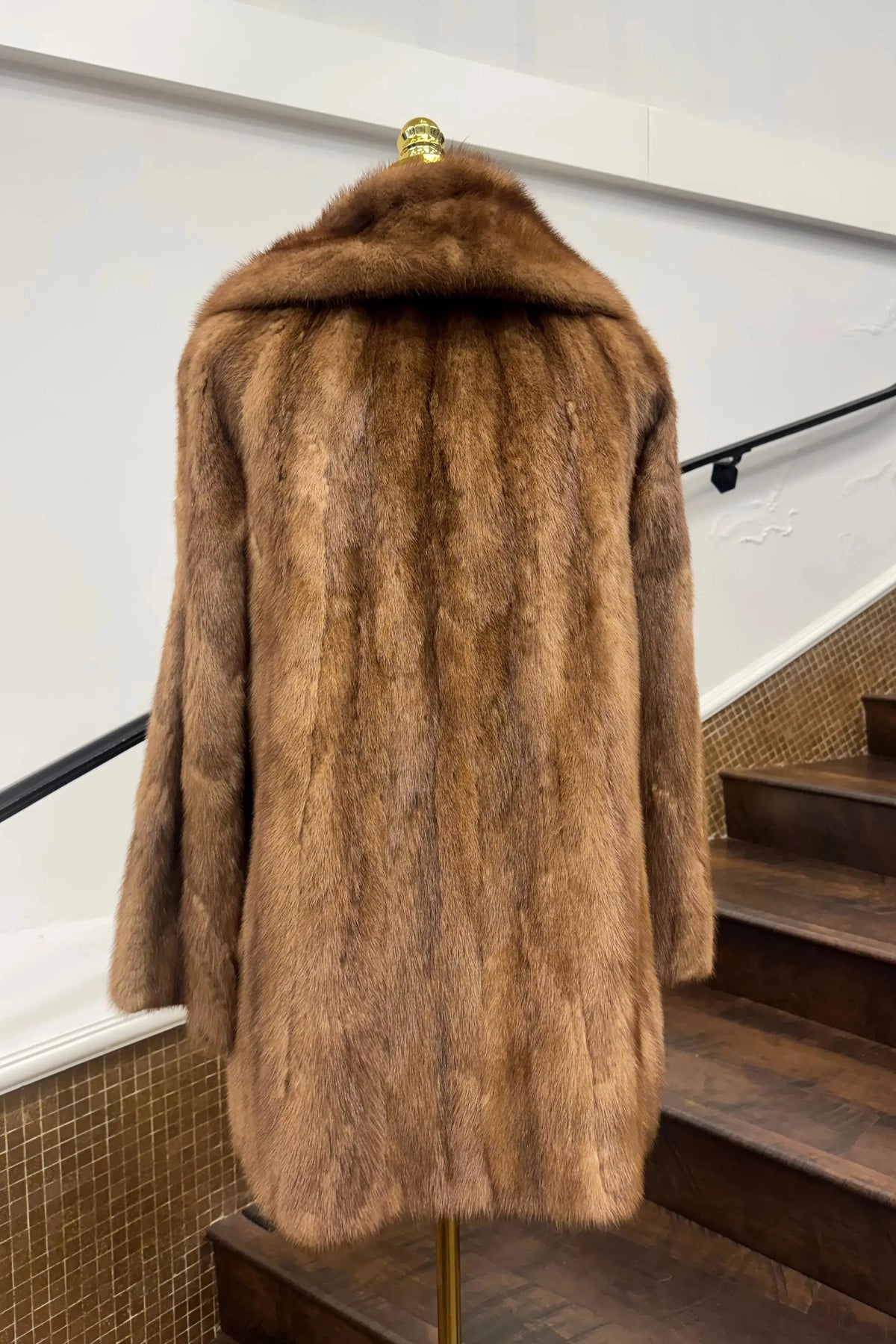 Vintage Pastel Mink Jacket