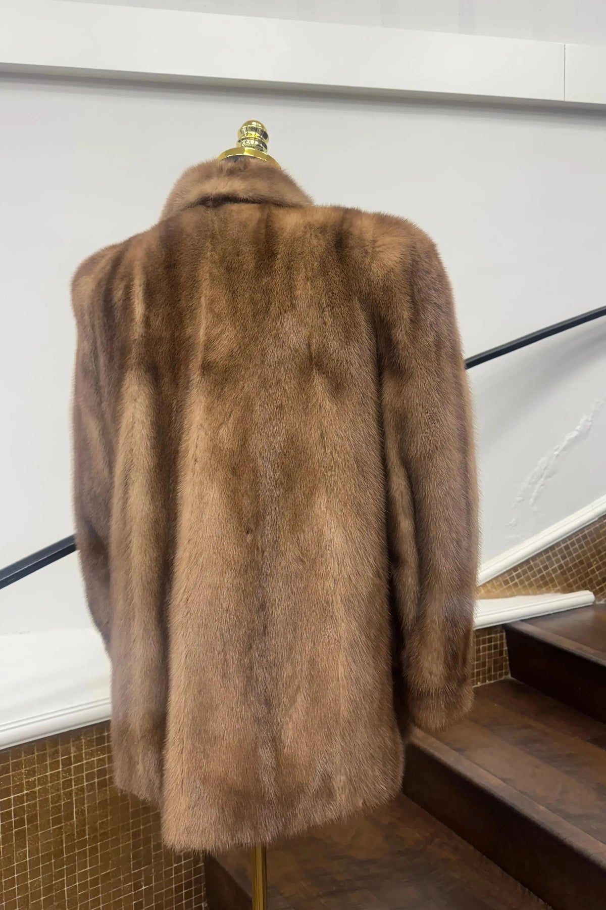 Vintage Pastel Mink Jacket
