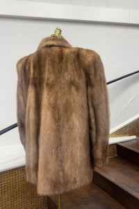 Vintage Pastel Mink Jacket