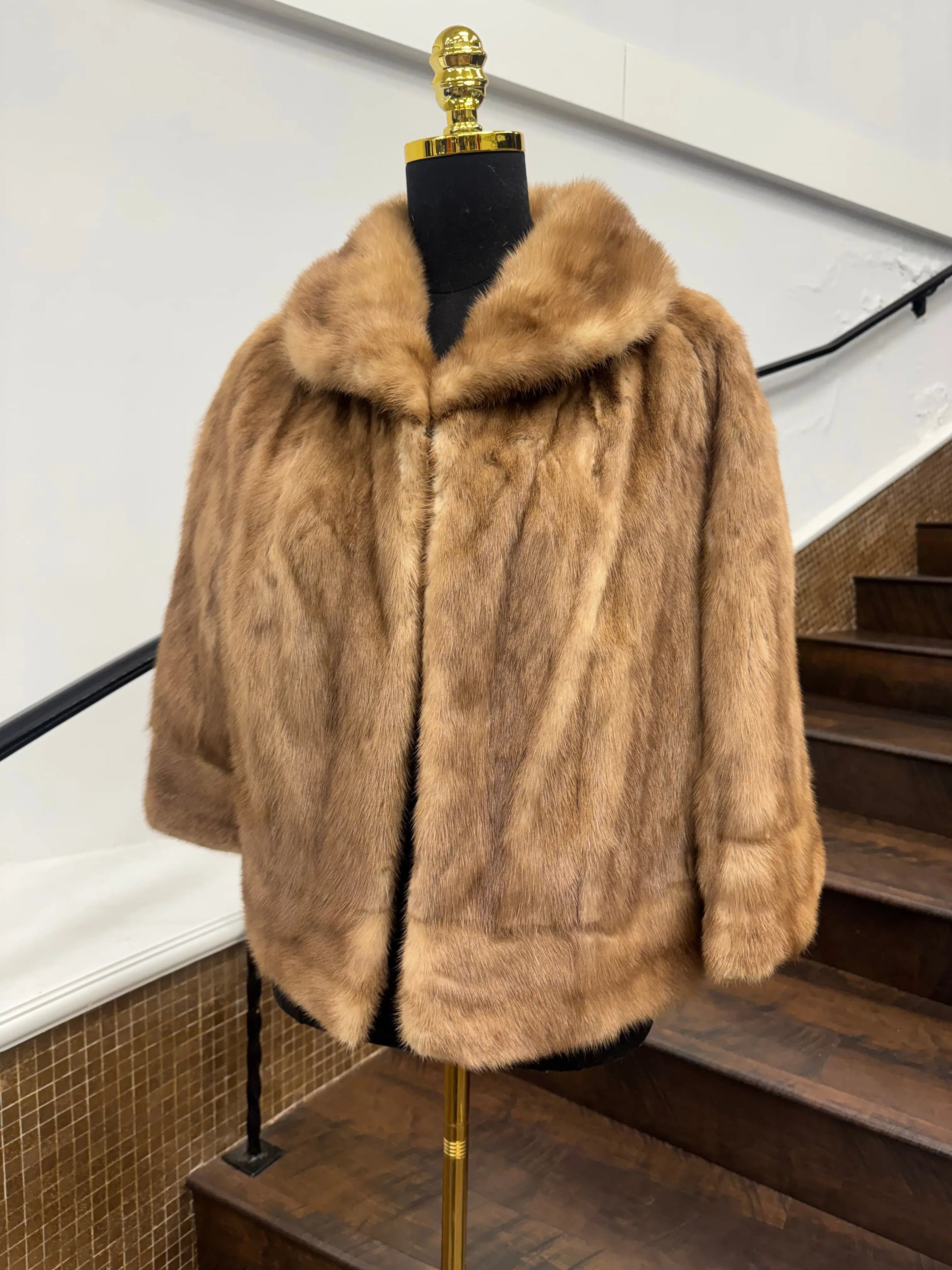 LaBelle Since 1919 Vintage Pastel Mink Jacket