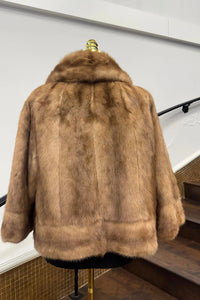 Vintage Pastel Mink Jacket