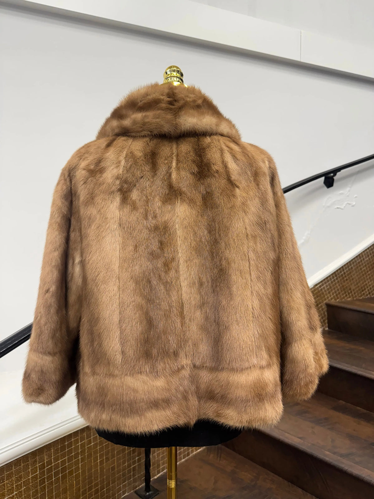 Vintage Pastel Mink Jacket