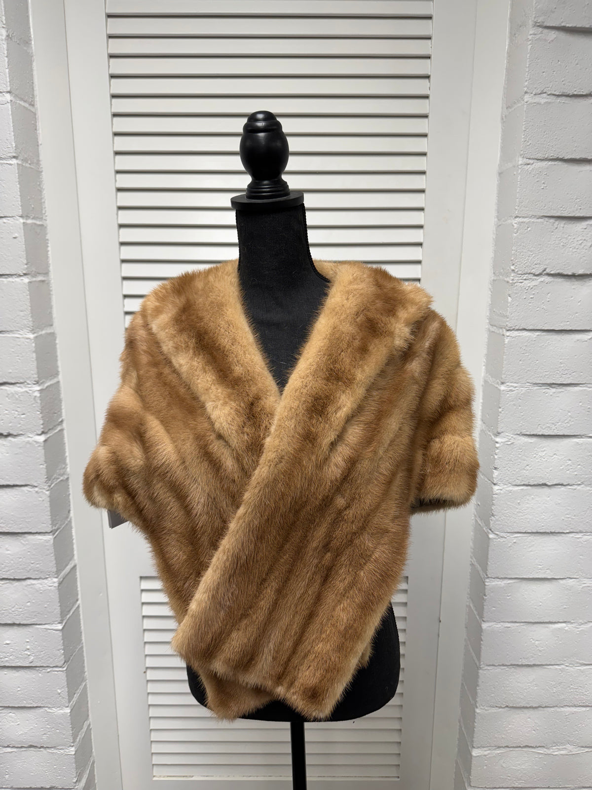 Vintage Pastel Mink Stole