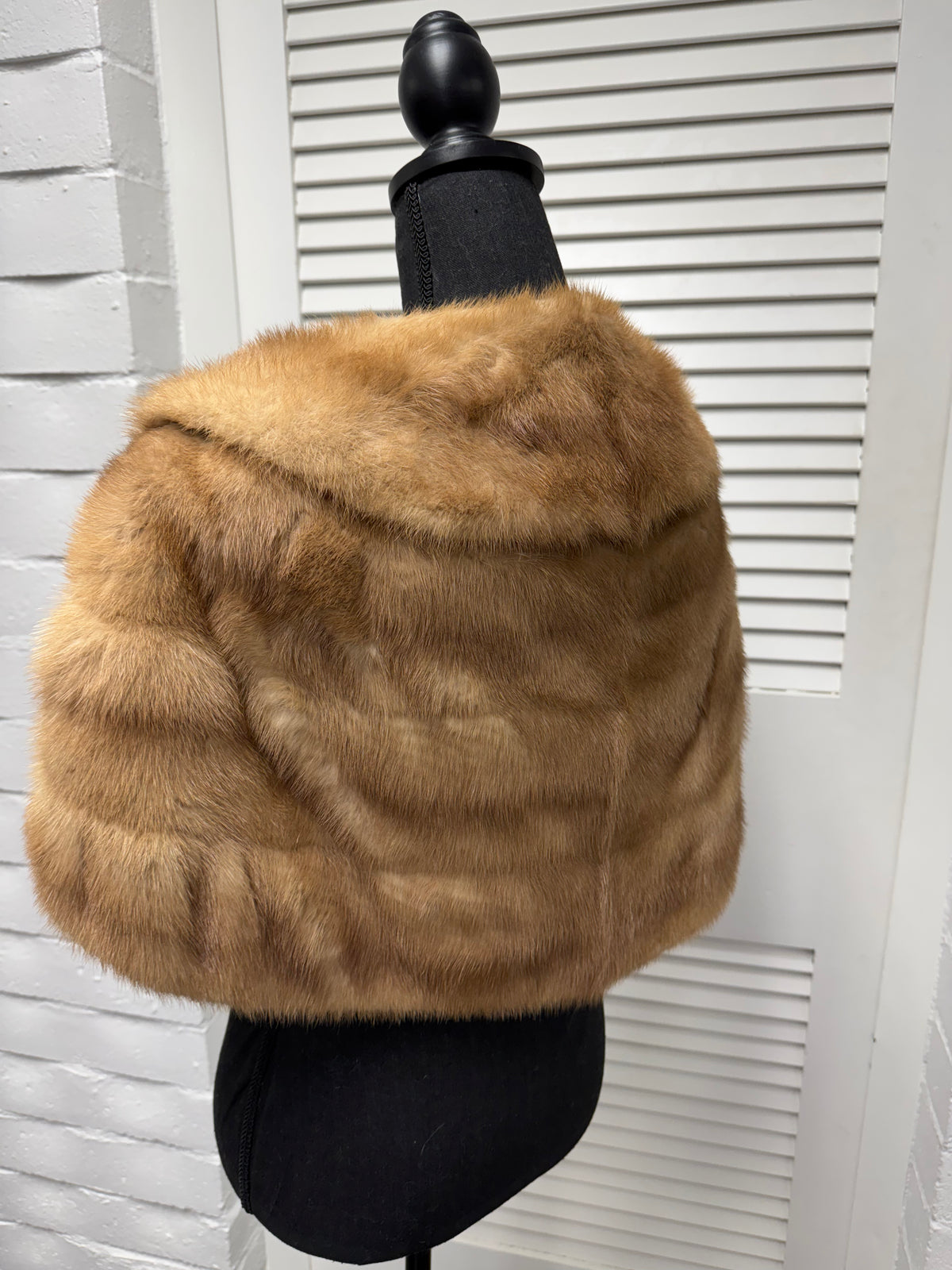Vintage Pastel Mink Stole
