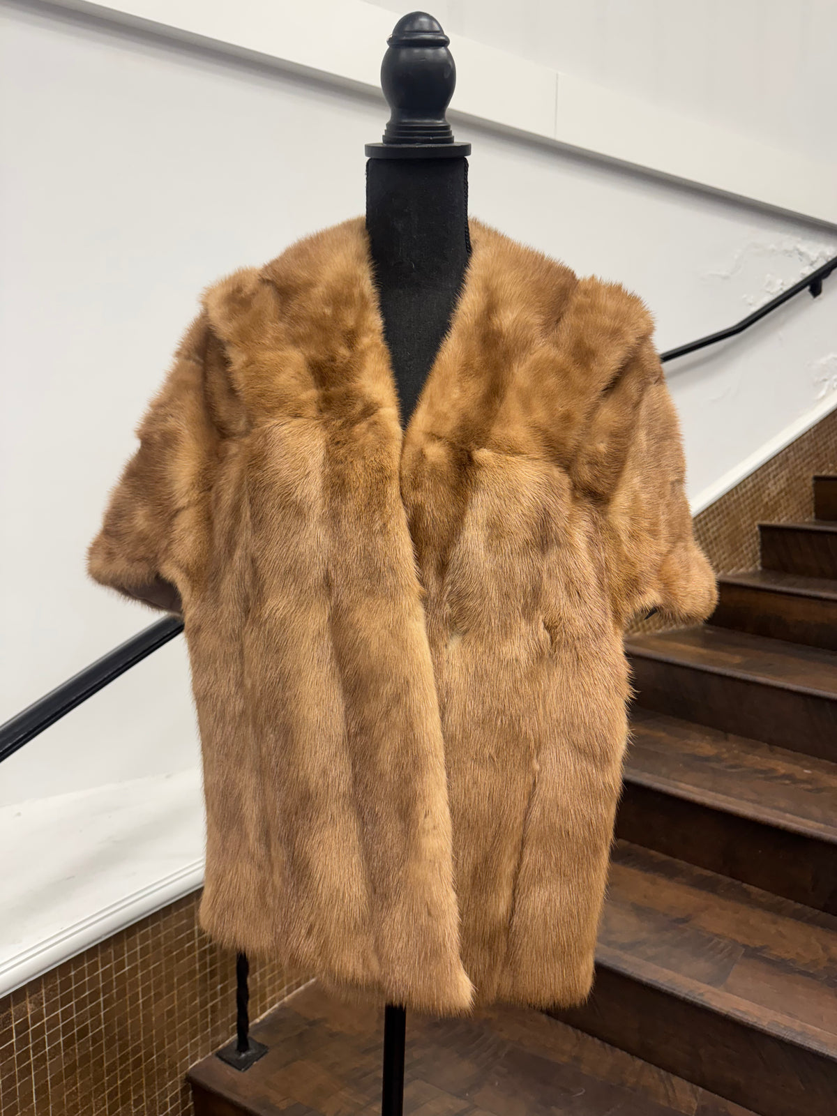 Vintage Pastel Mink Stole