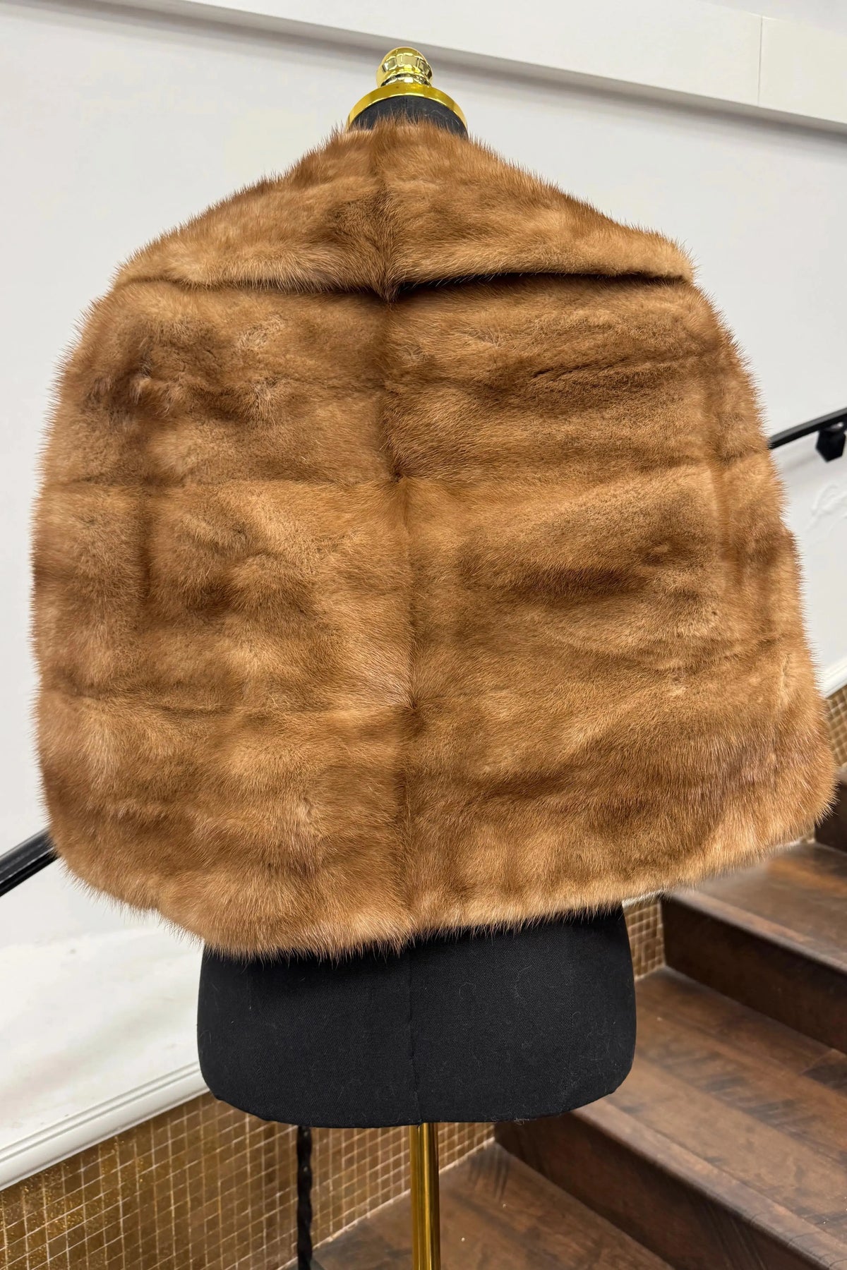 Vintage Pastel Mink Stole
