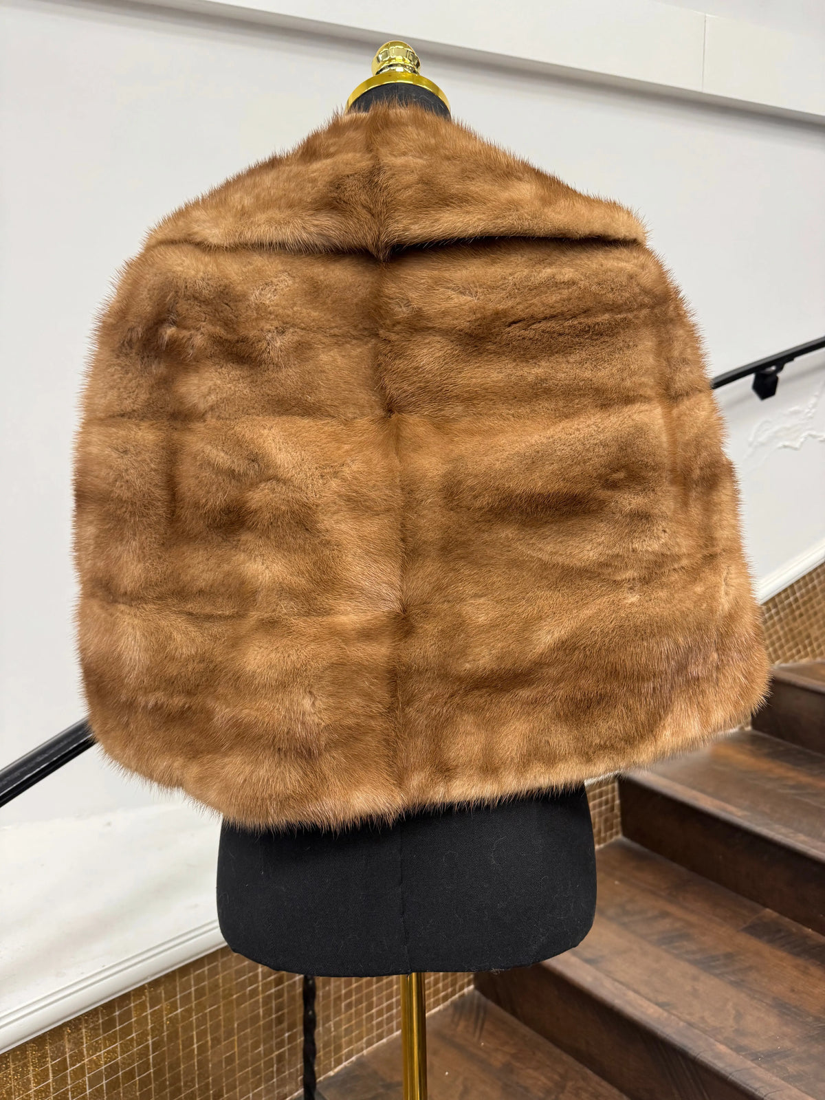 Vintage Pastel Mink Stole