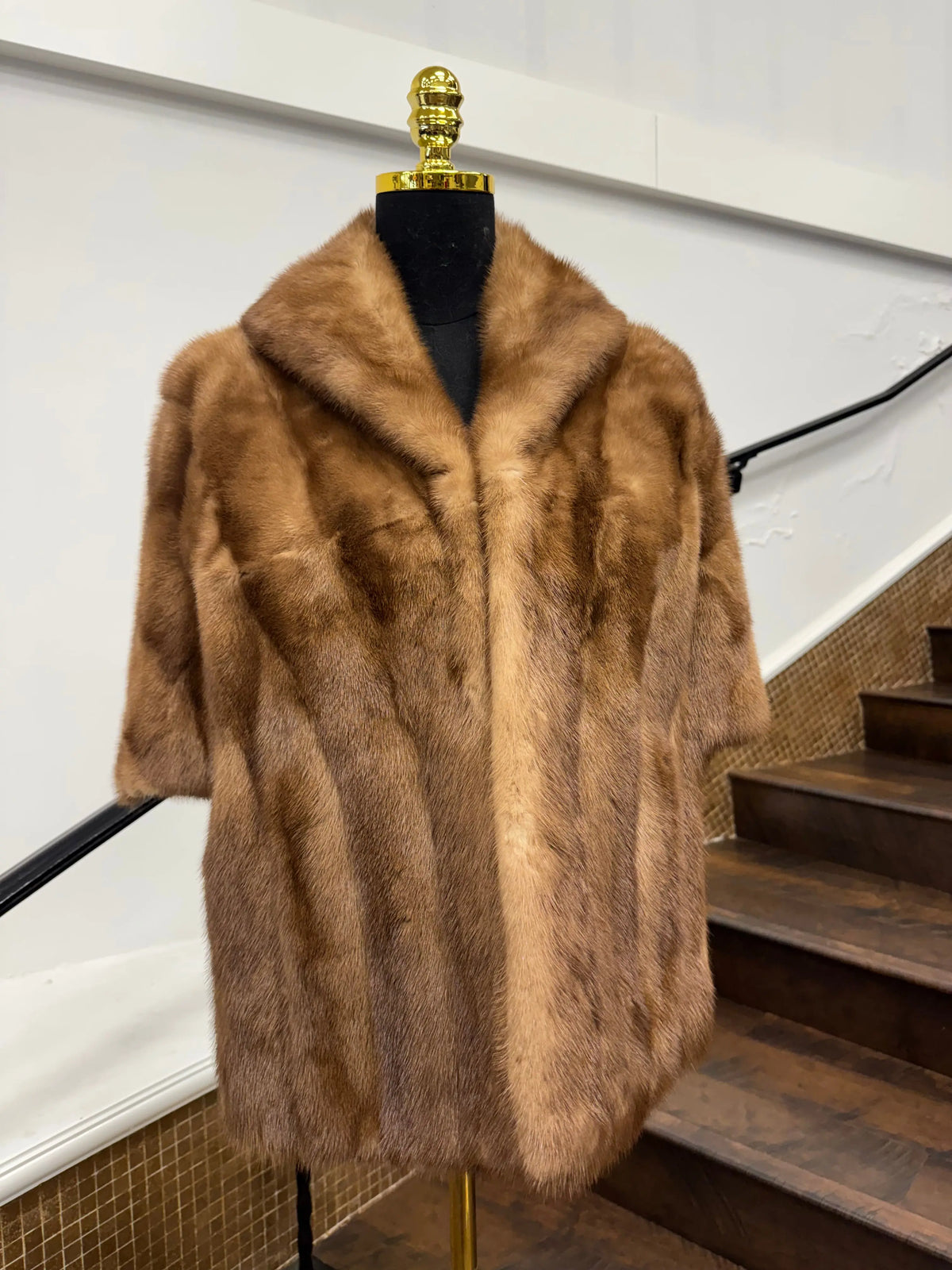 Vintage Pastel Mink Stole