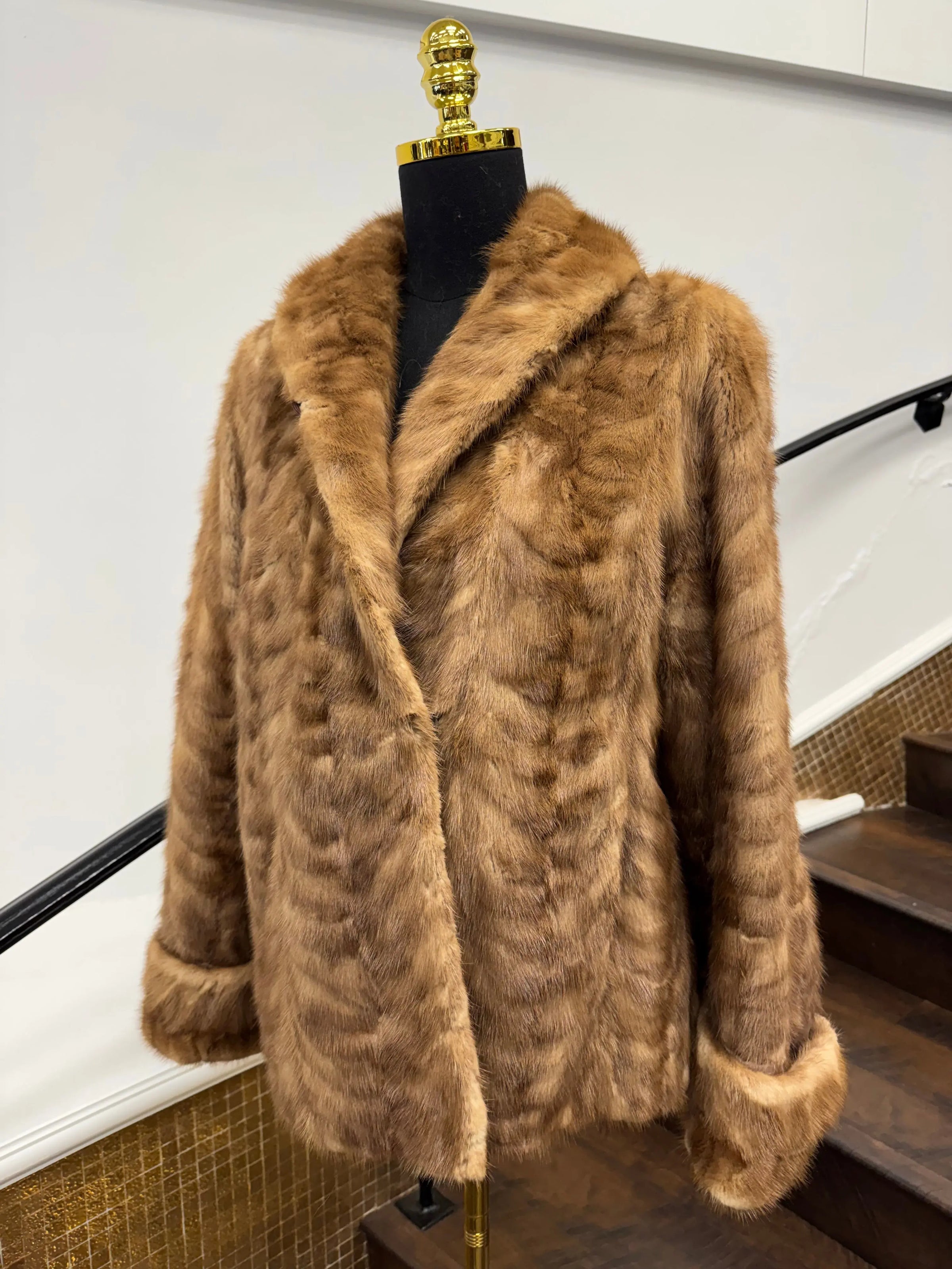 LaBelle Since 1919 Vintage Pastel Section Mink Jacket